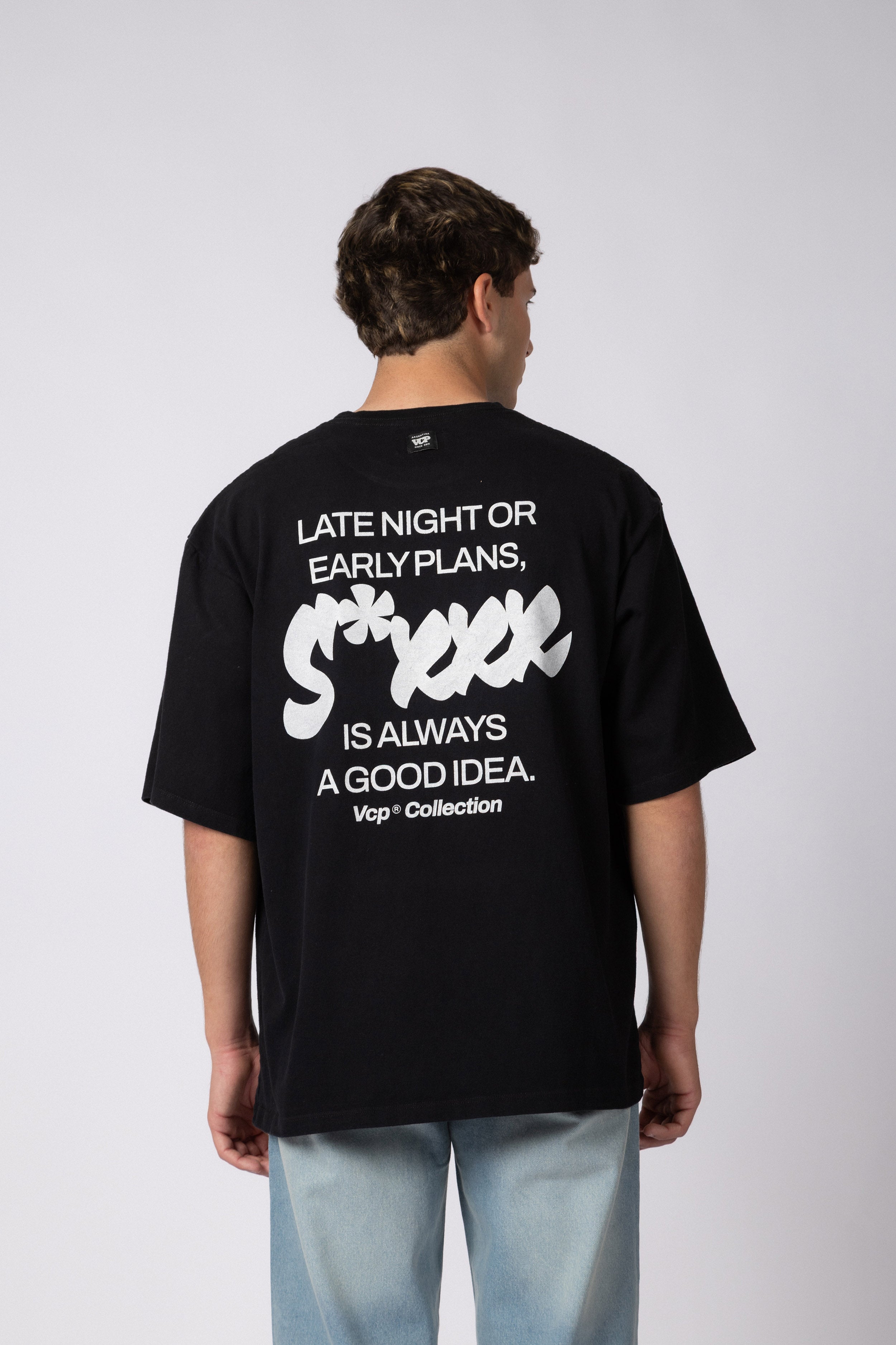 Remera Over Rhy Desire Negra