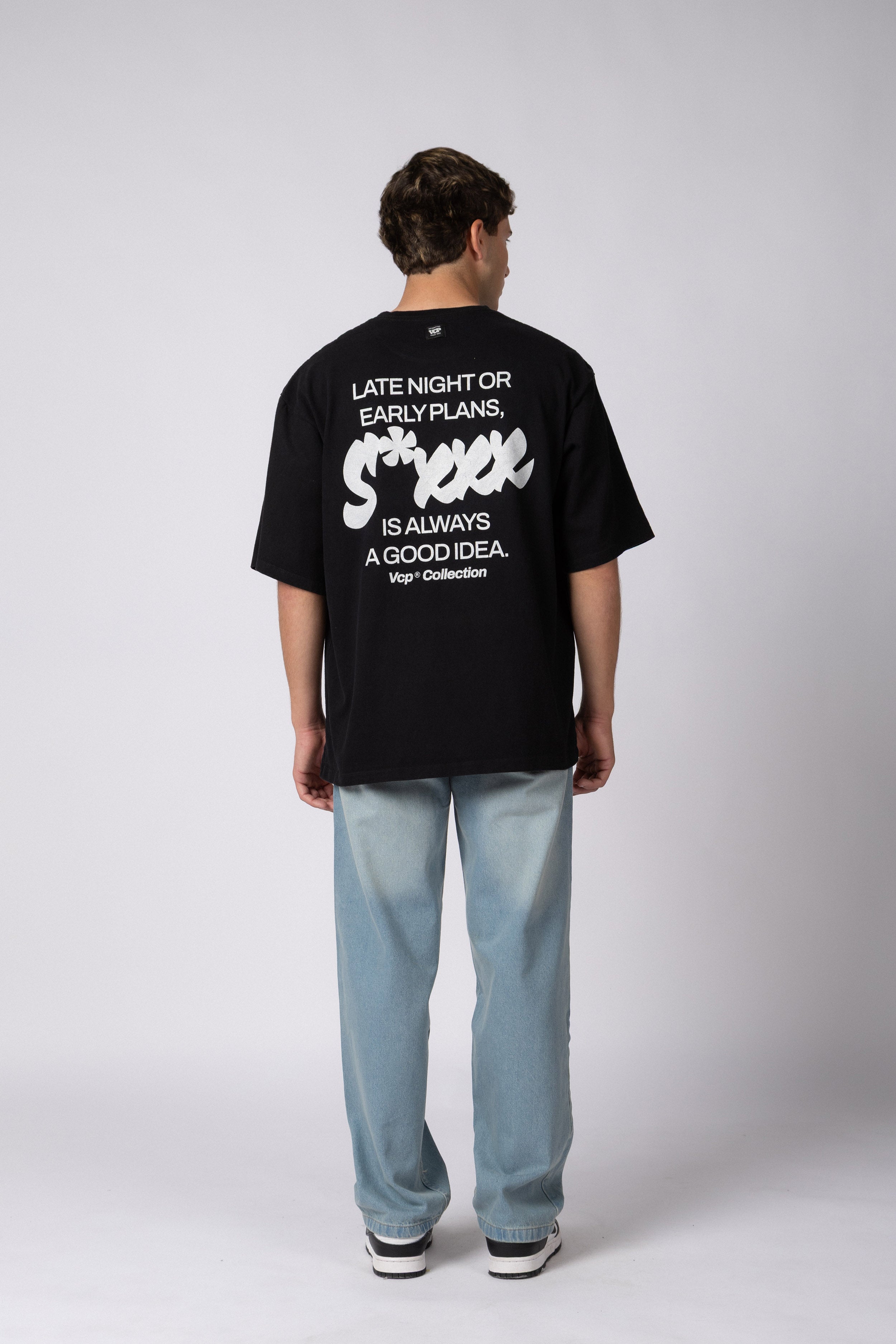 Remera Over Rhy Desire Negra