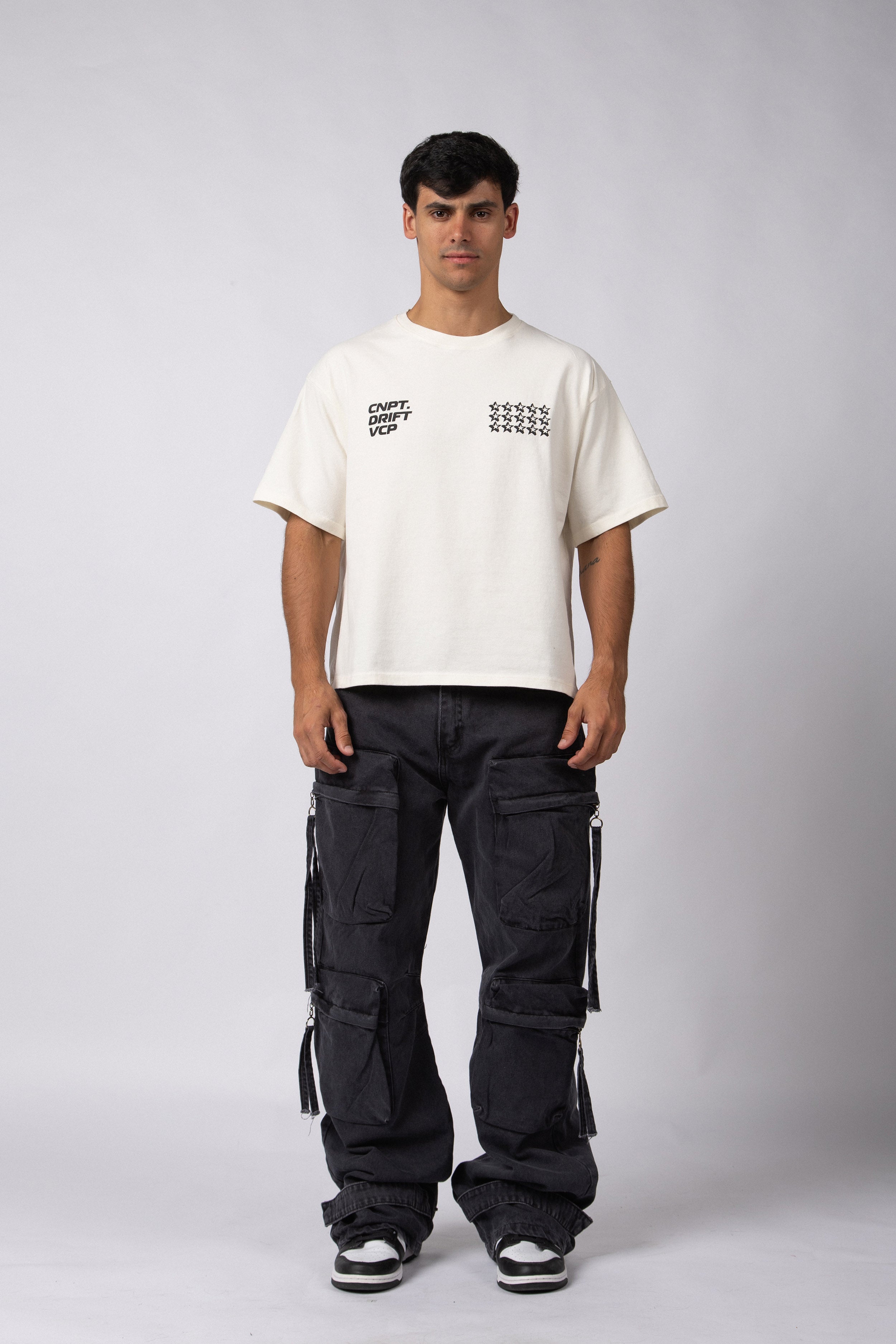 Remera Boxy Drift Crudo