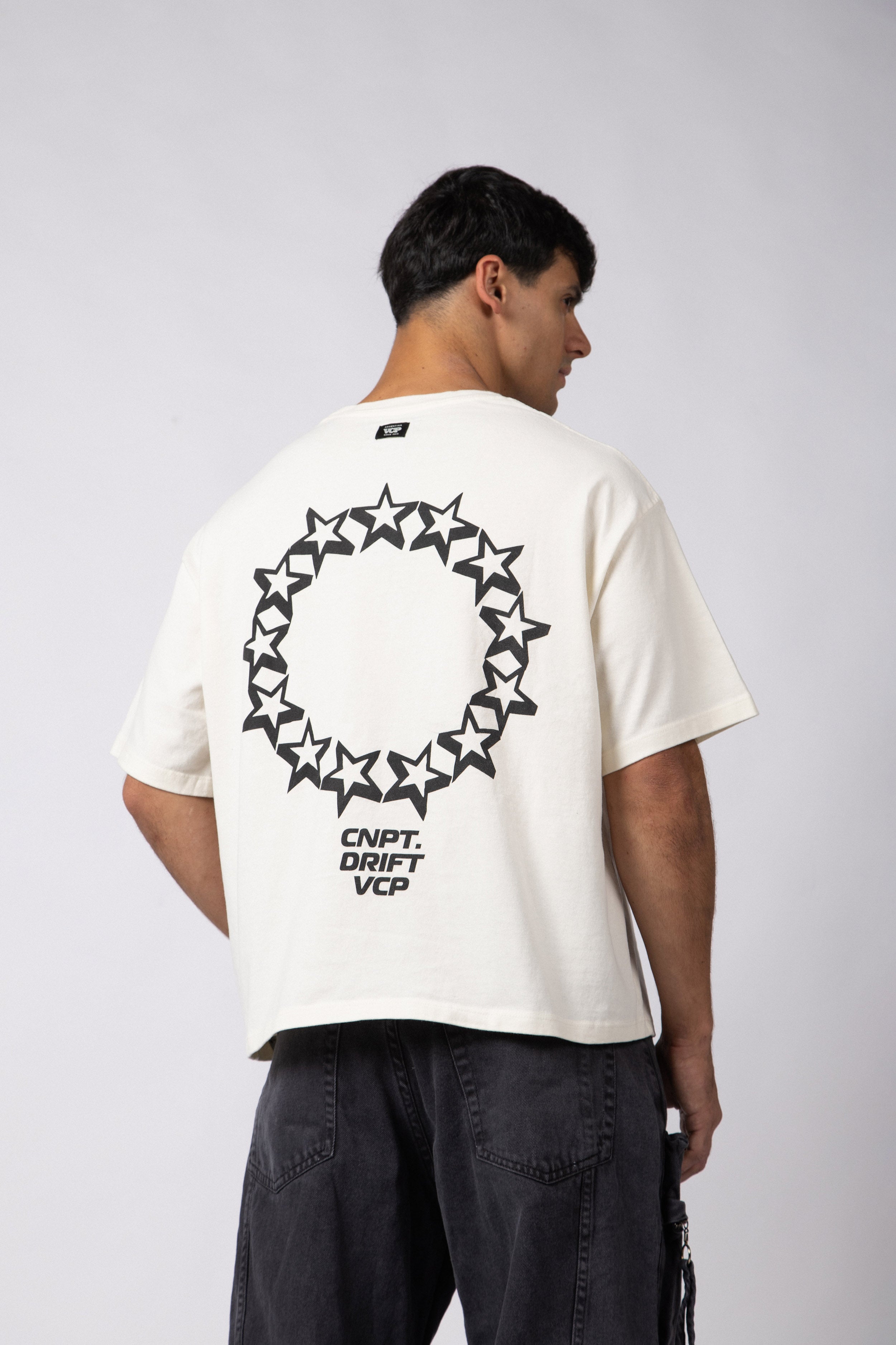 Remera Boxy Drift Crudo