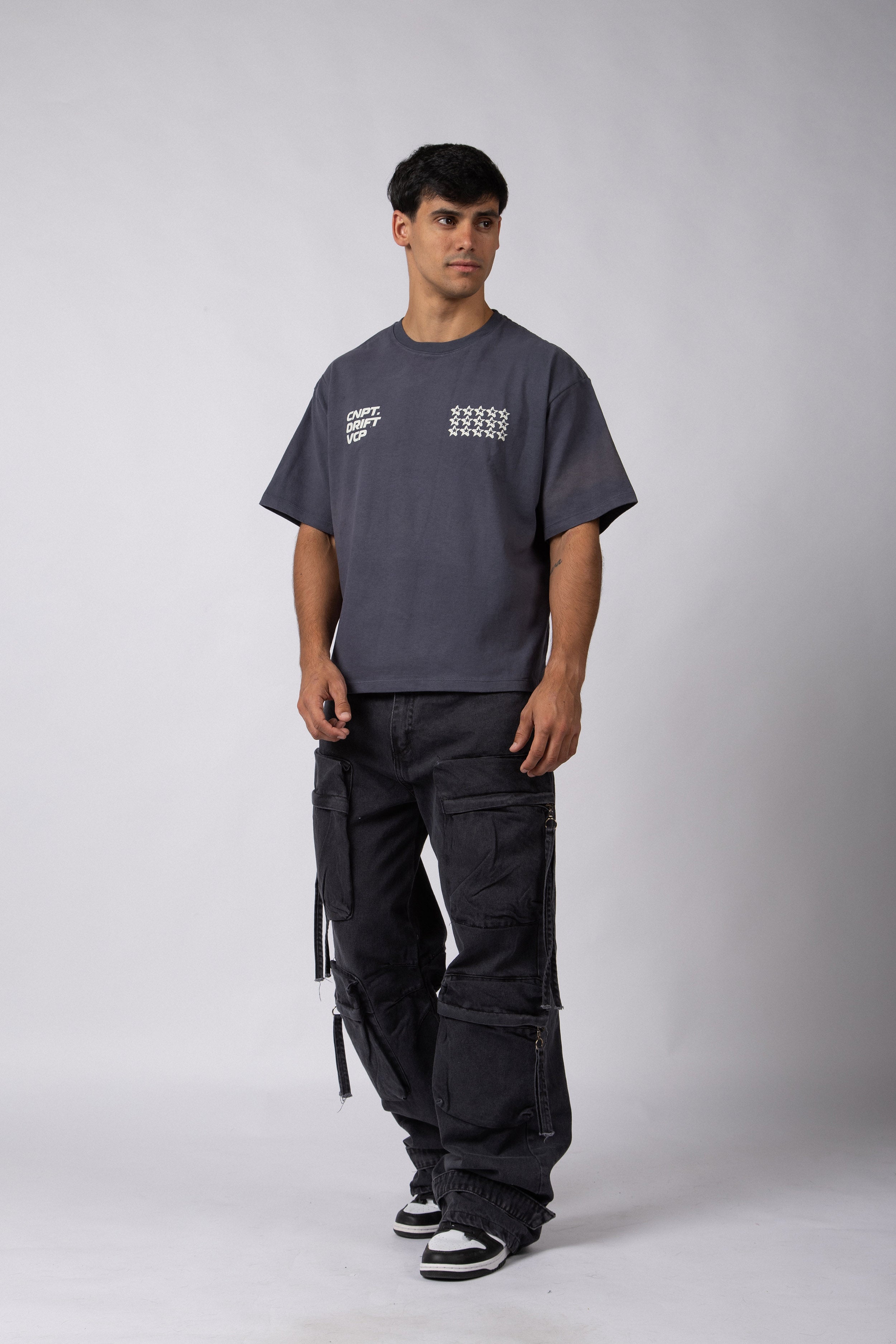 Remera Boxy Drift Navy