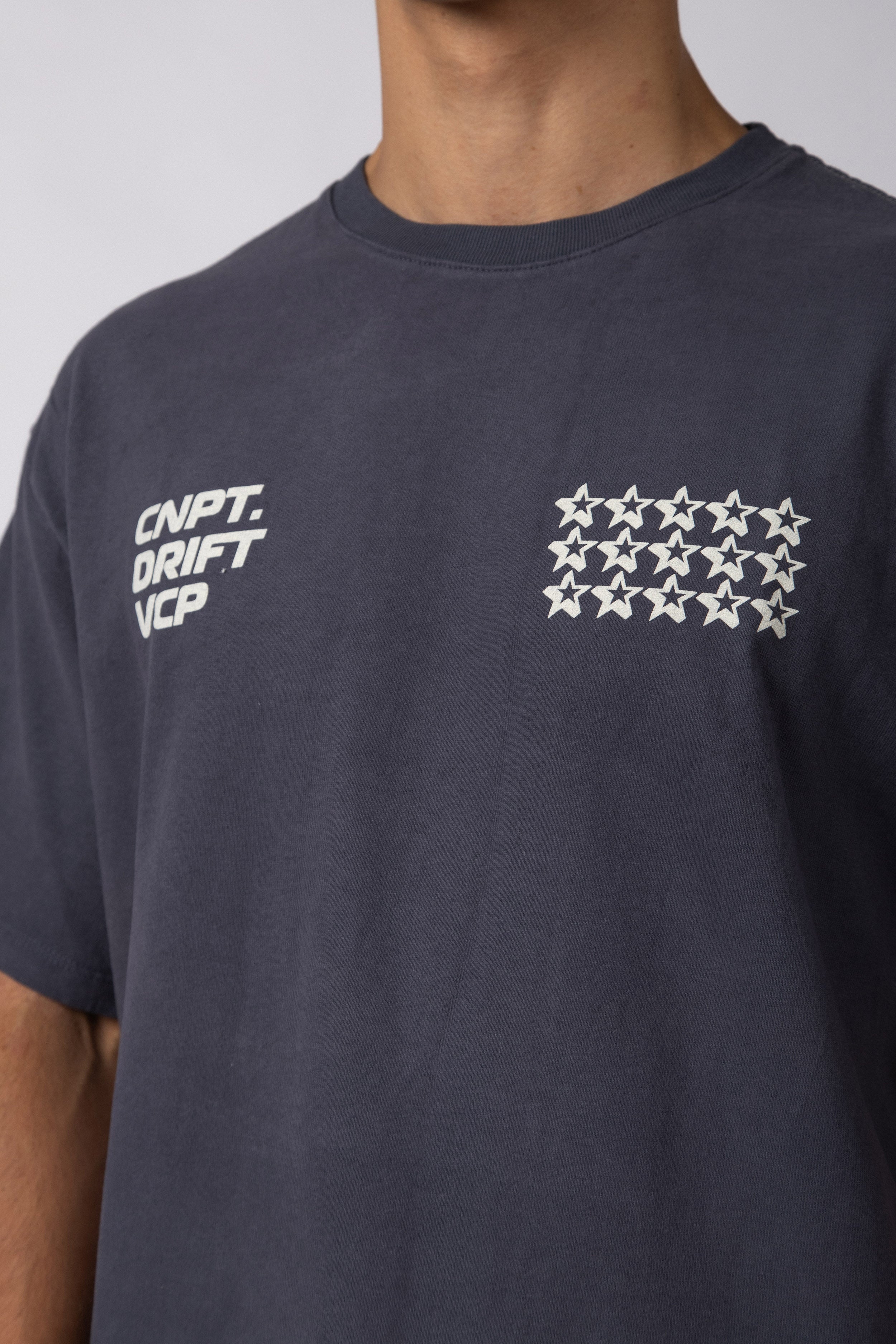 Remera Boxy Drift Navy