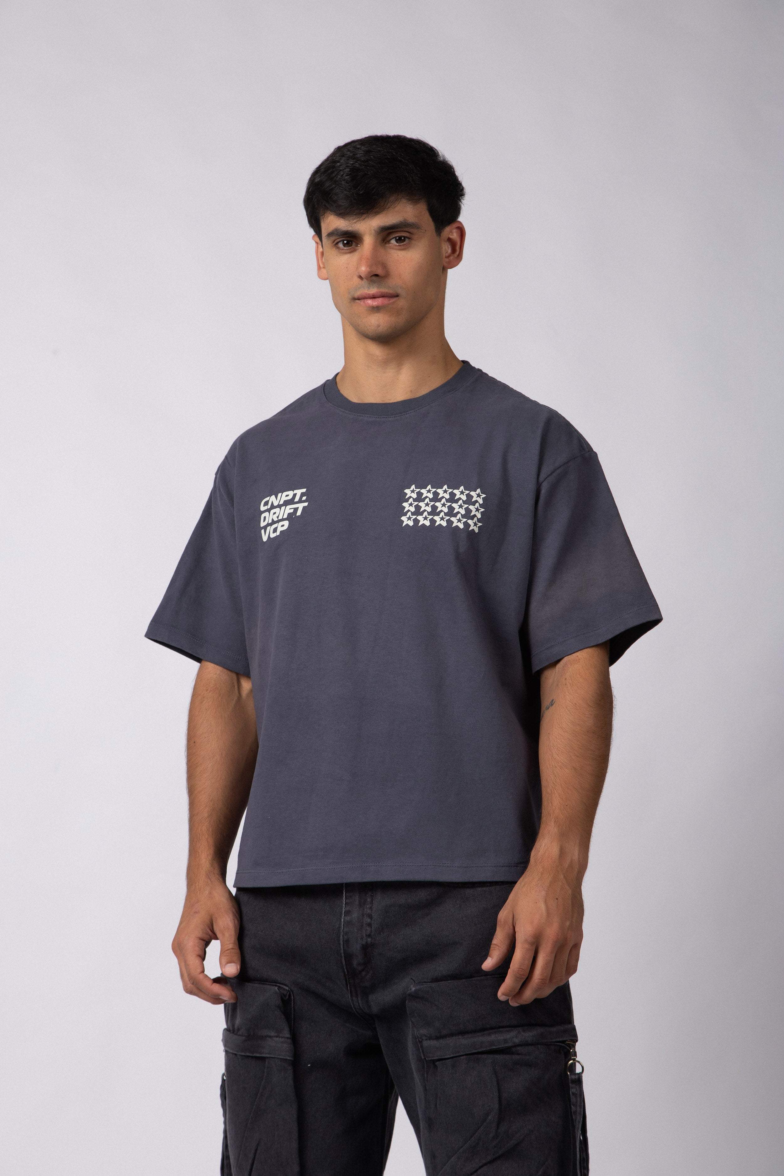 Remera Boxy Drift Navy