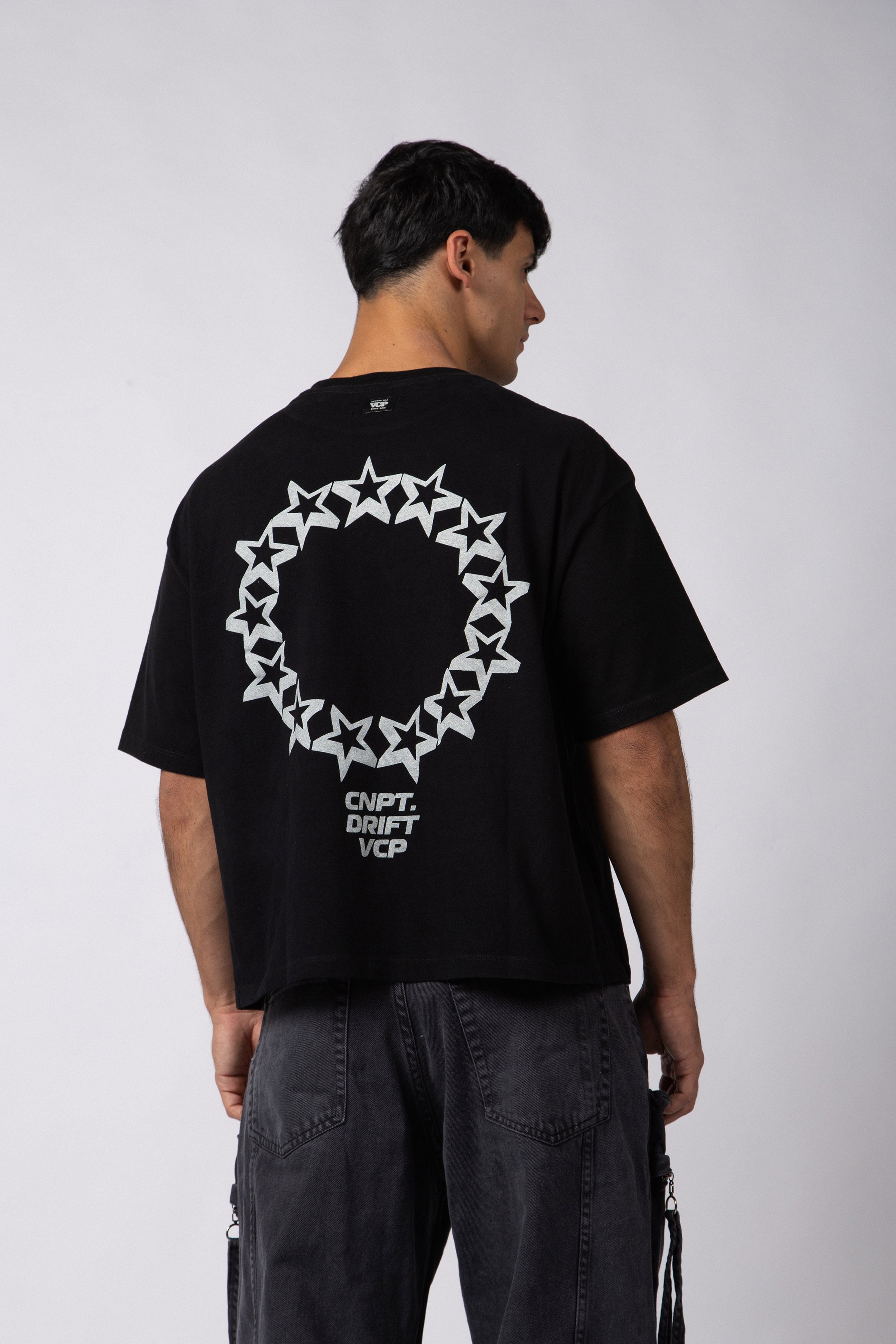 Remera Boxy Drift Negra