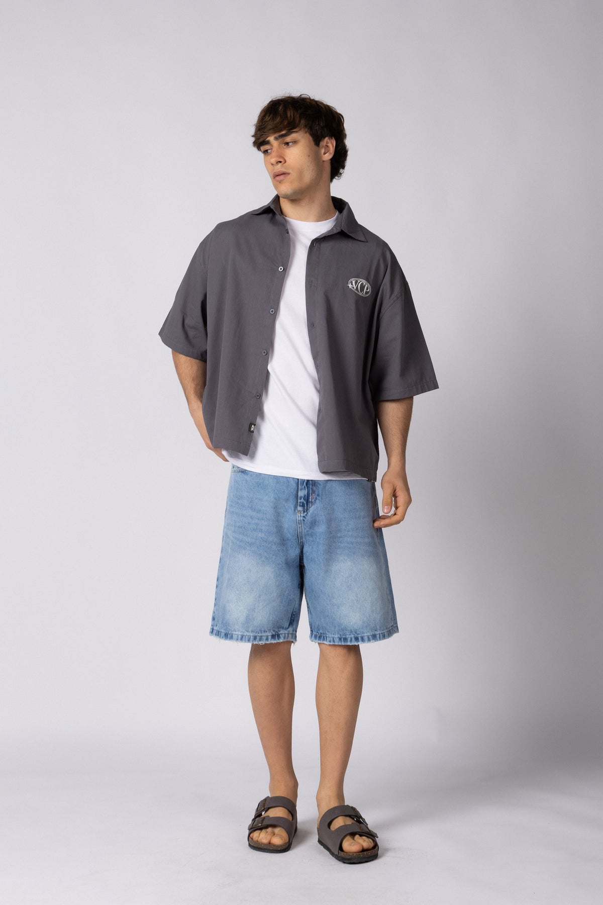 Camisa Manga Corta Kye Dumbo Gris