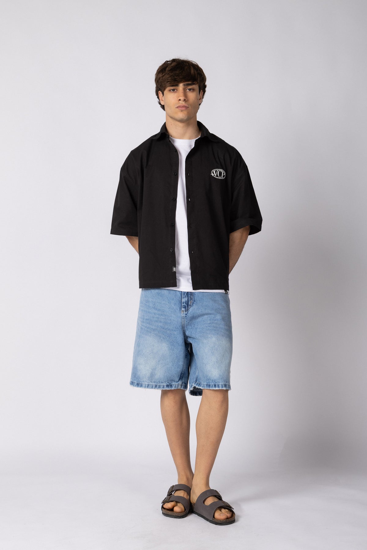 Camisa Manga Corta Kye Dumbo Negra