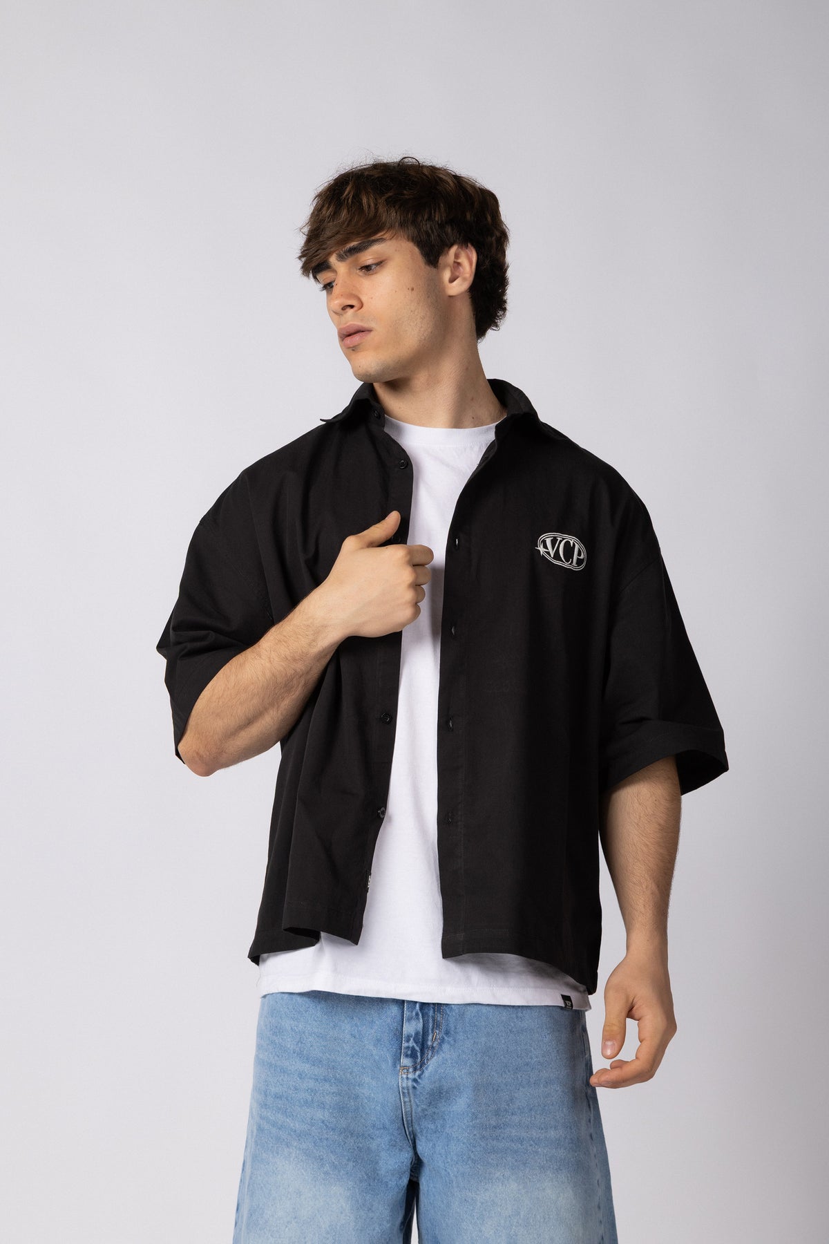 Camisa Manga Corta Kye Dumbo Negra