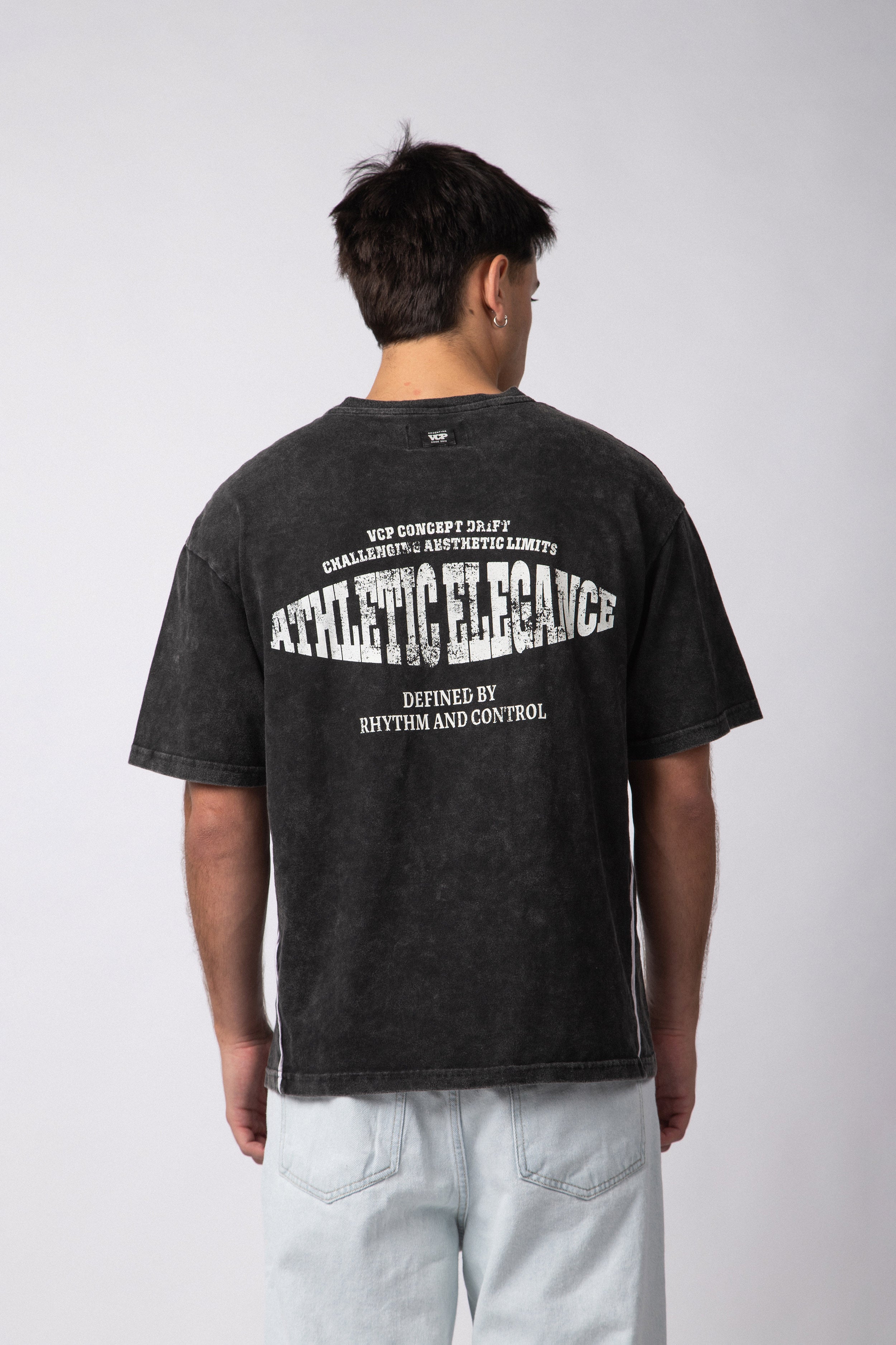 Remera STL Elegance Negra