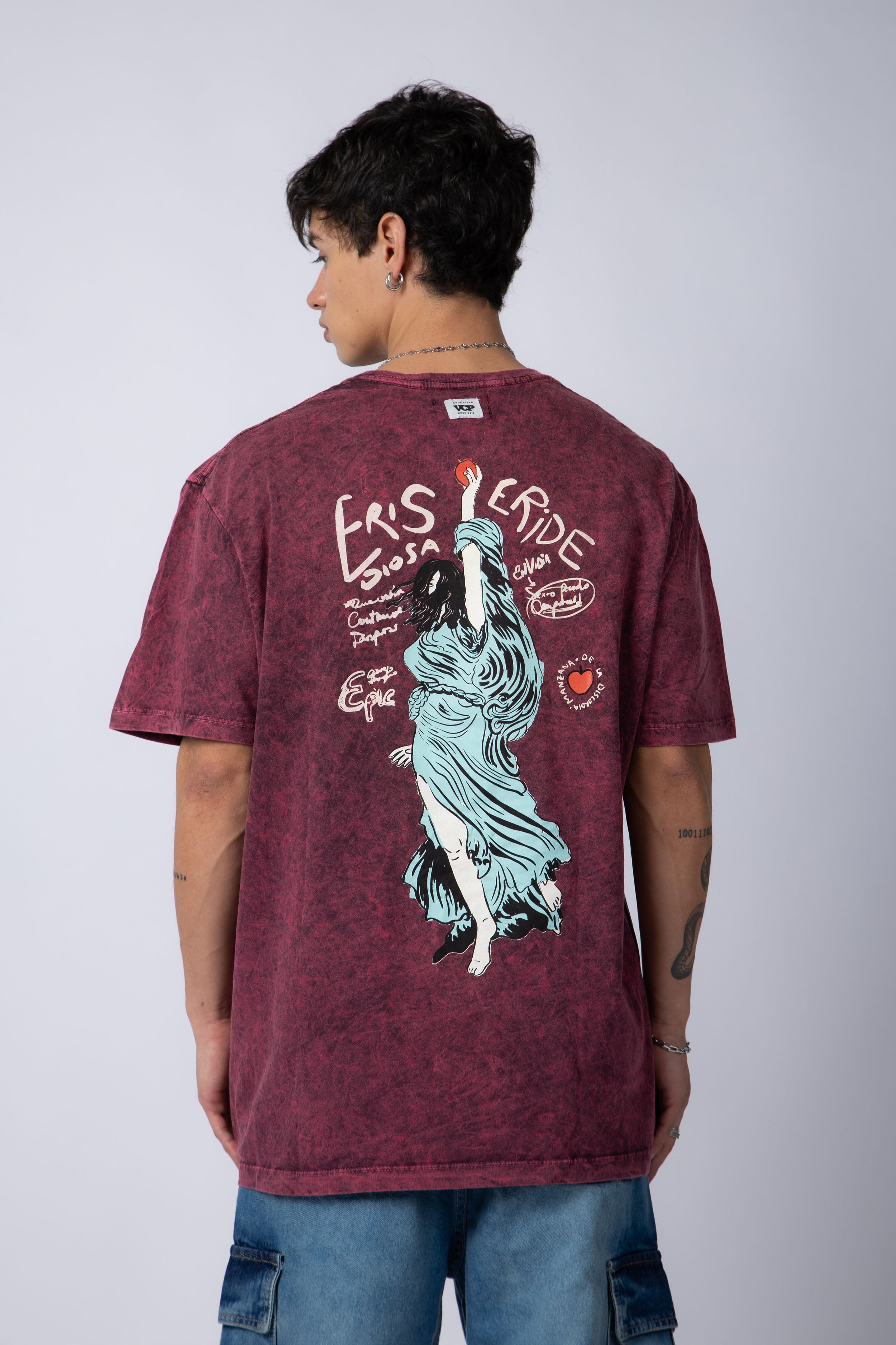 Remera DB Envidia Bordo