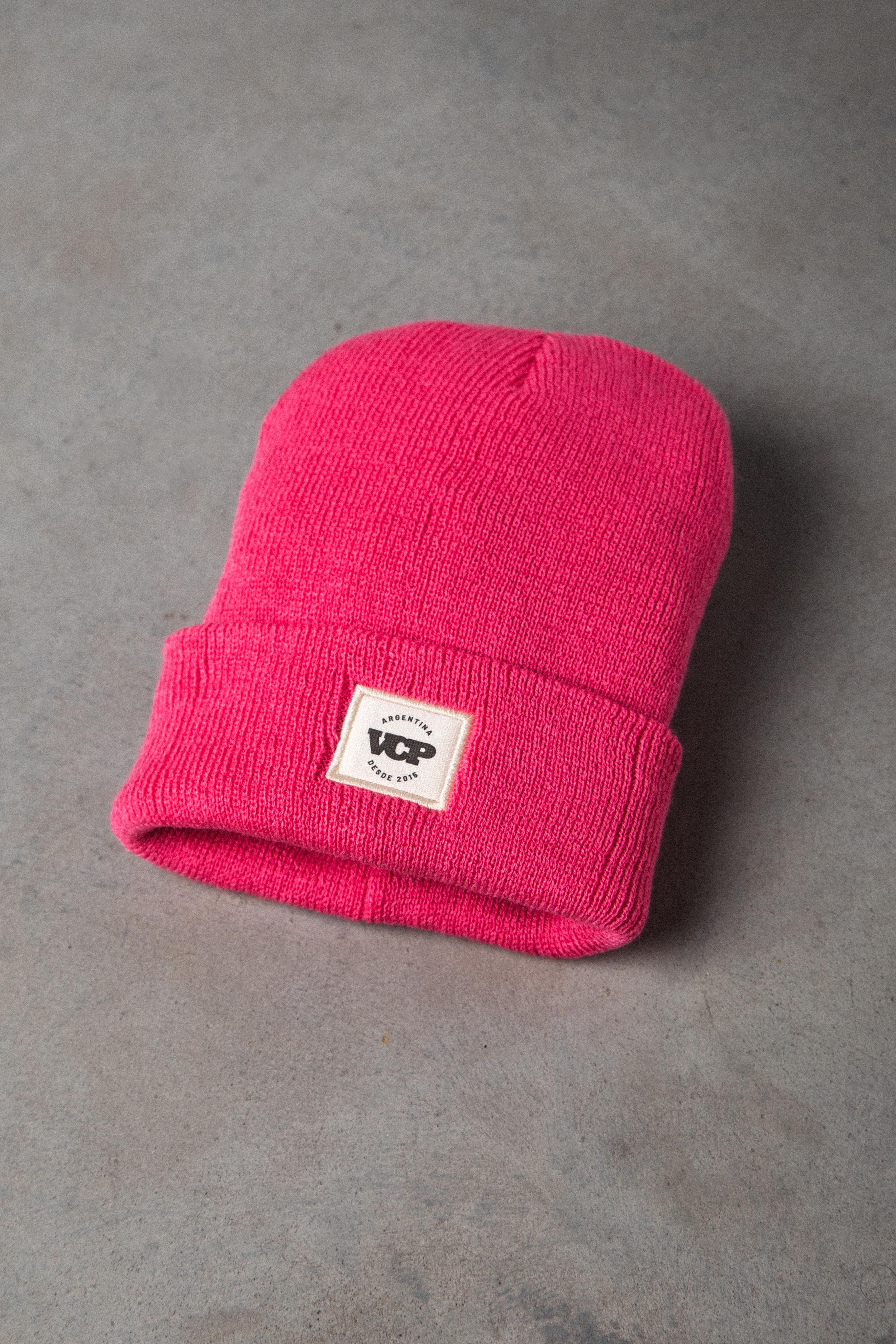 Gorro Beanie Andino Fucsia