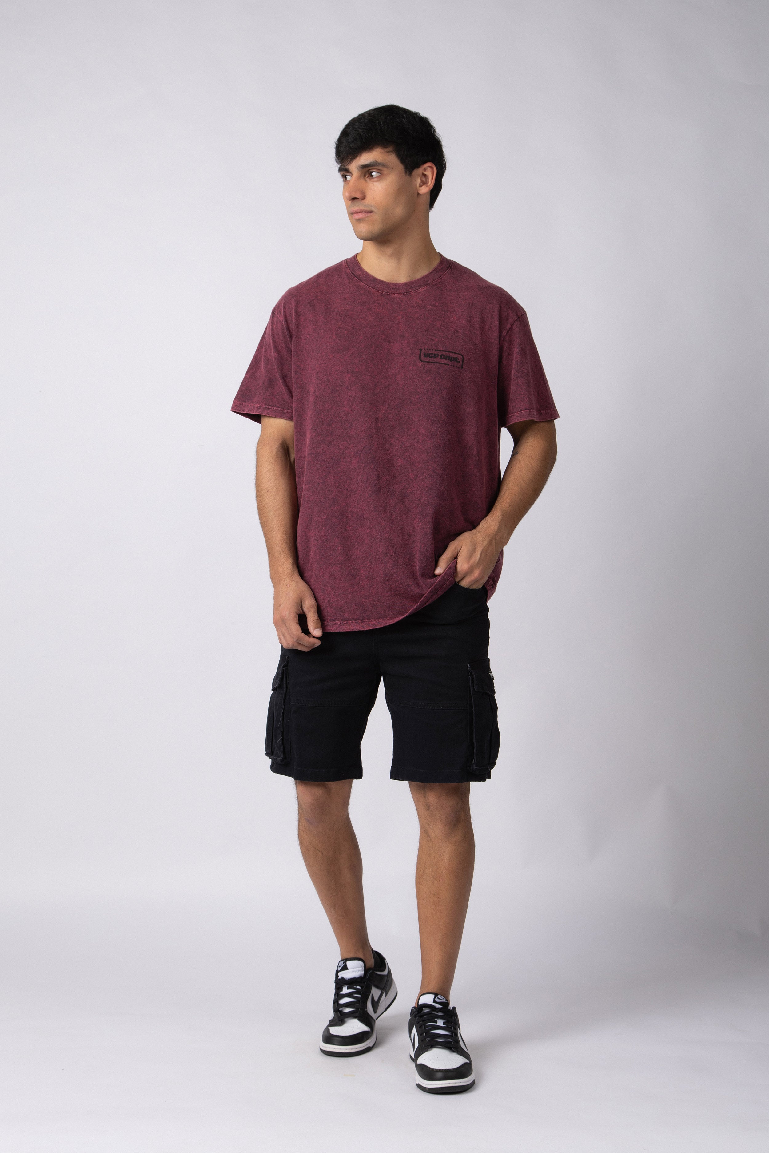 Remera DB Frame Bordo