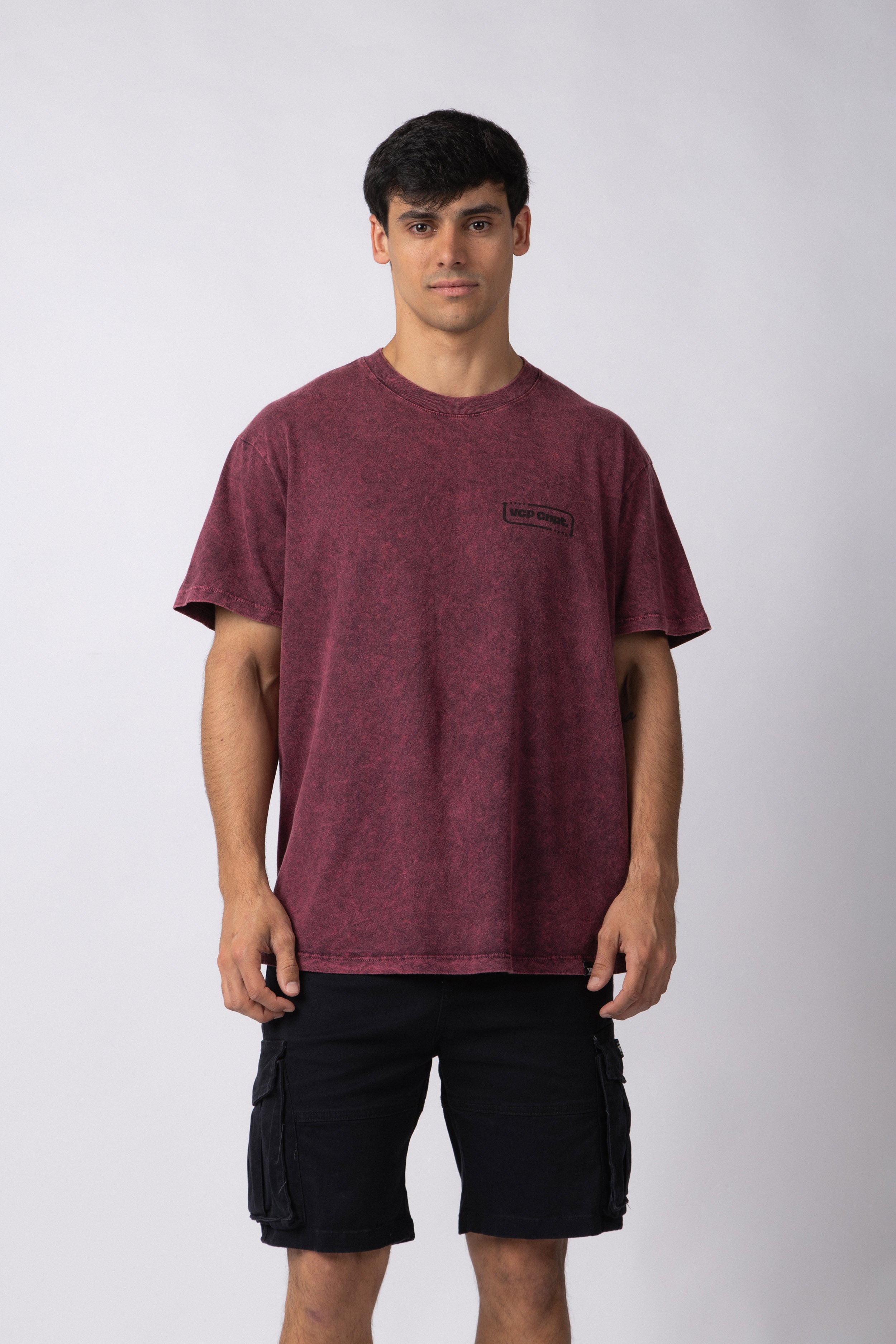 Remera DB Frame Bordo