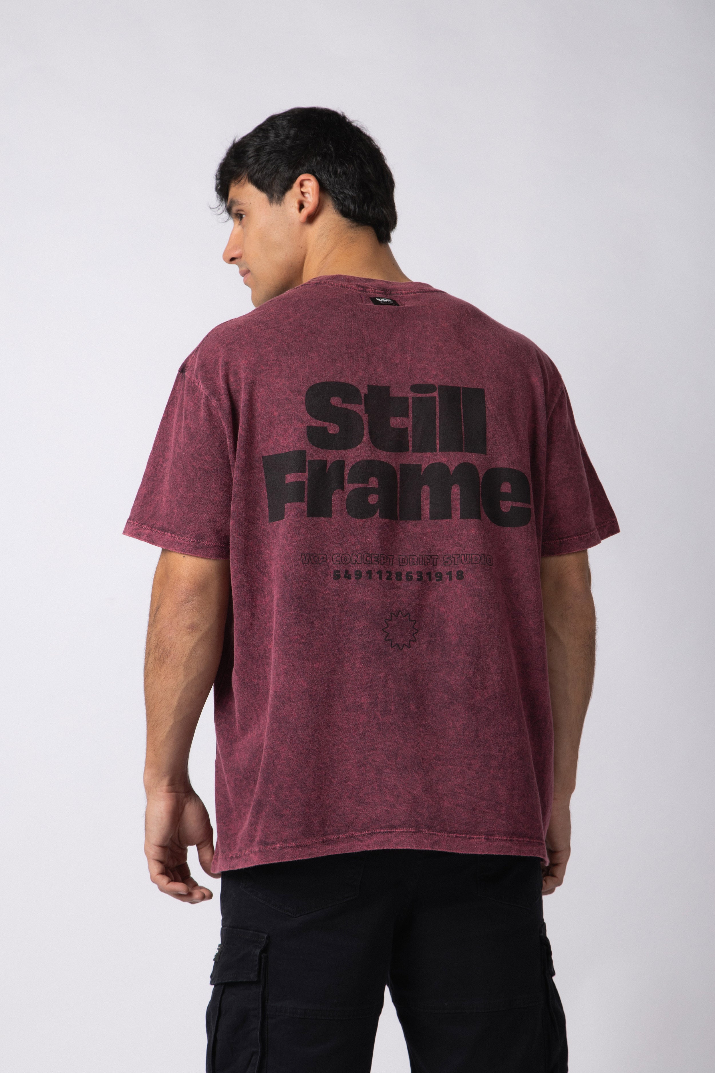 Remera DB Frame Bordo