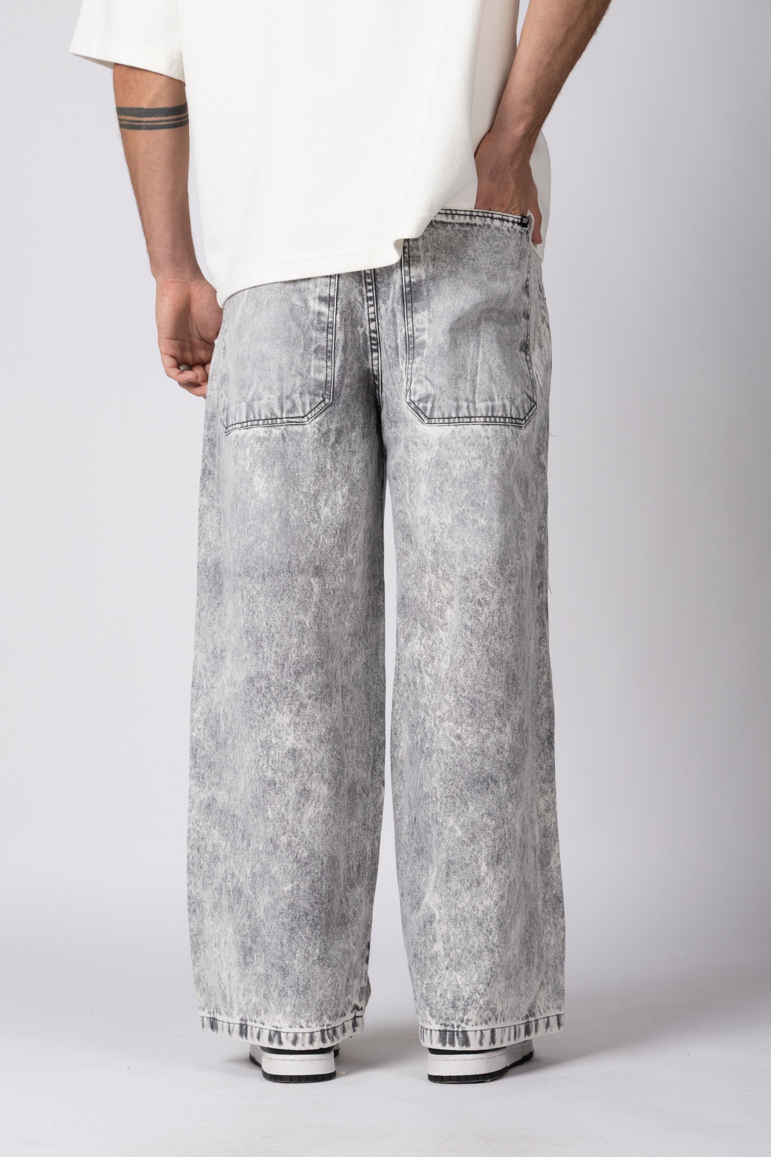 Jean Baggy Tronk Grey