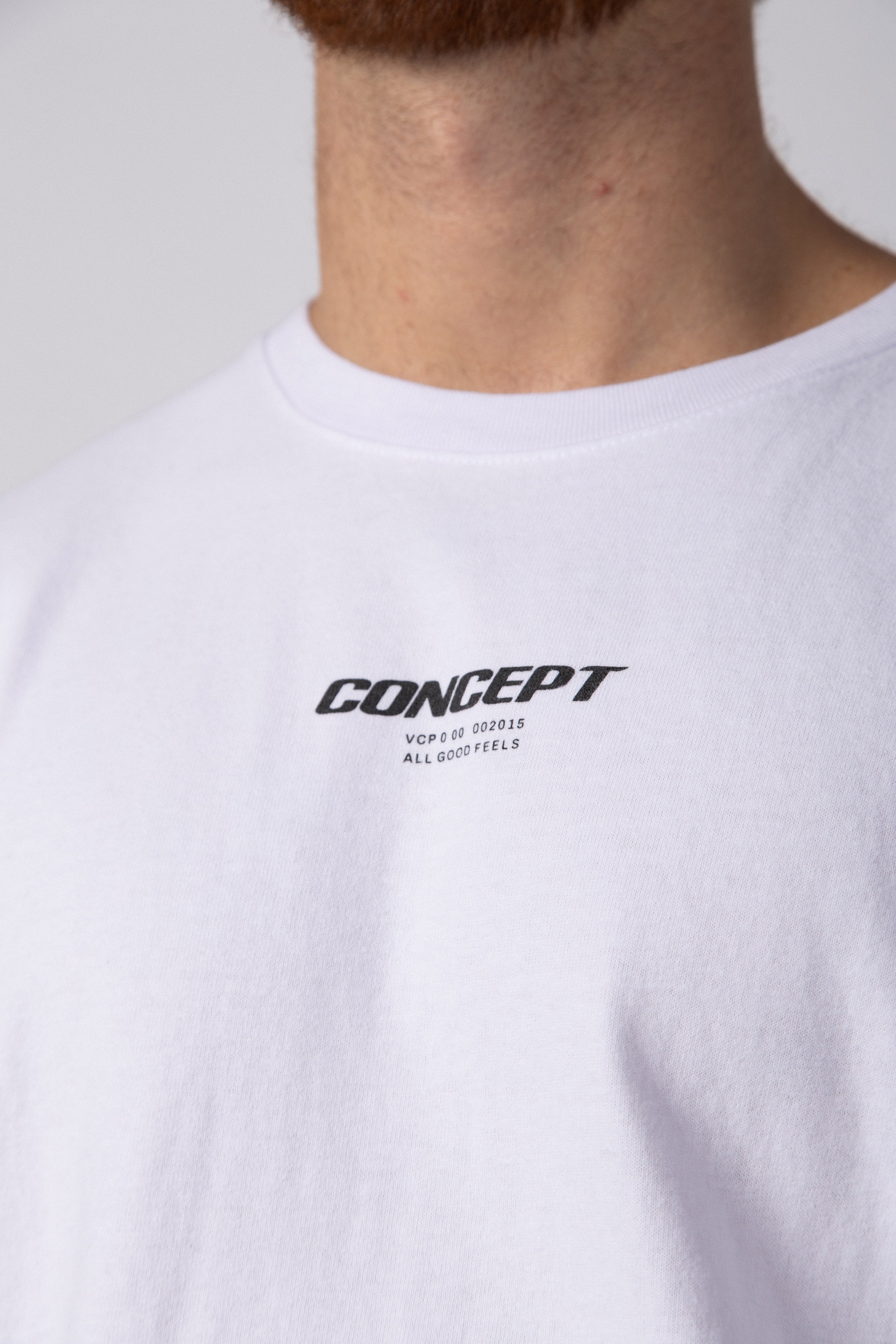 Remera Over Rhy Grid Blanca