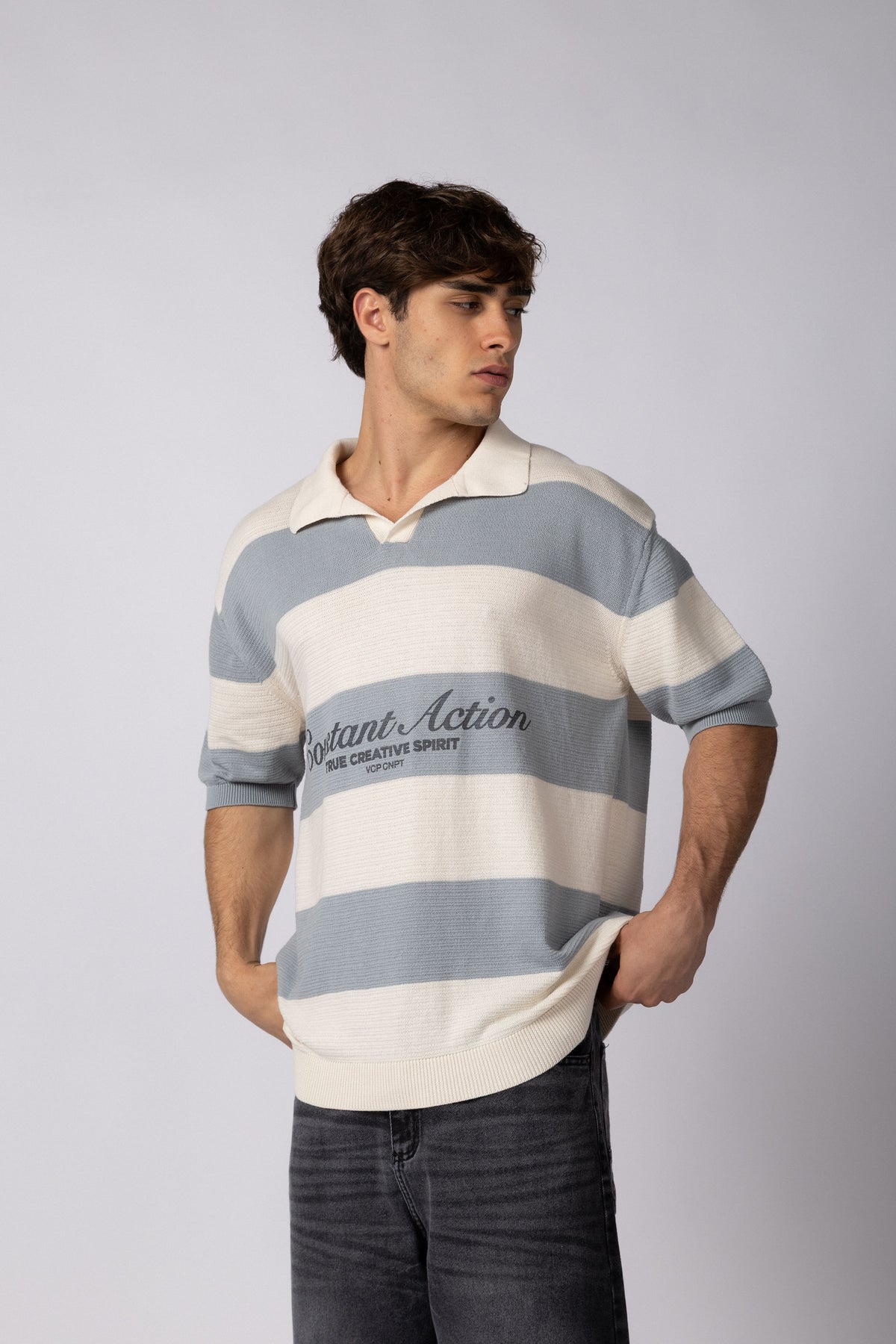 Chomba Tejida Constant Gris