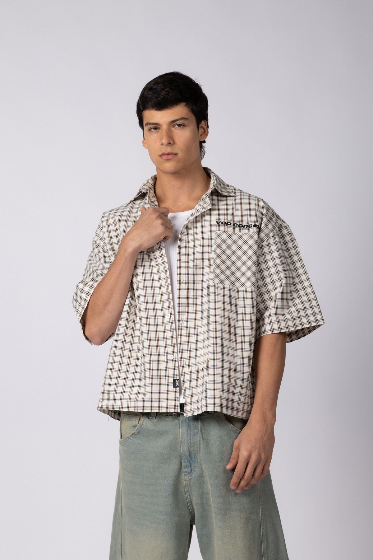 Camisa Manga Corta Fey Grit Negra