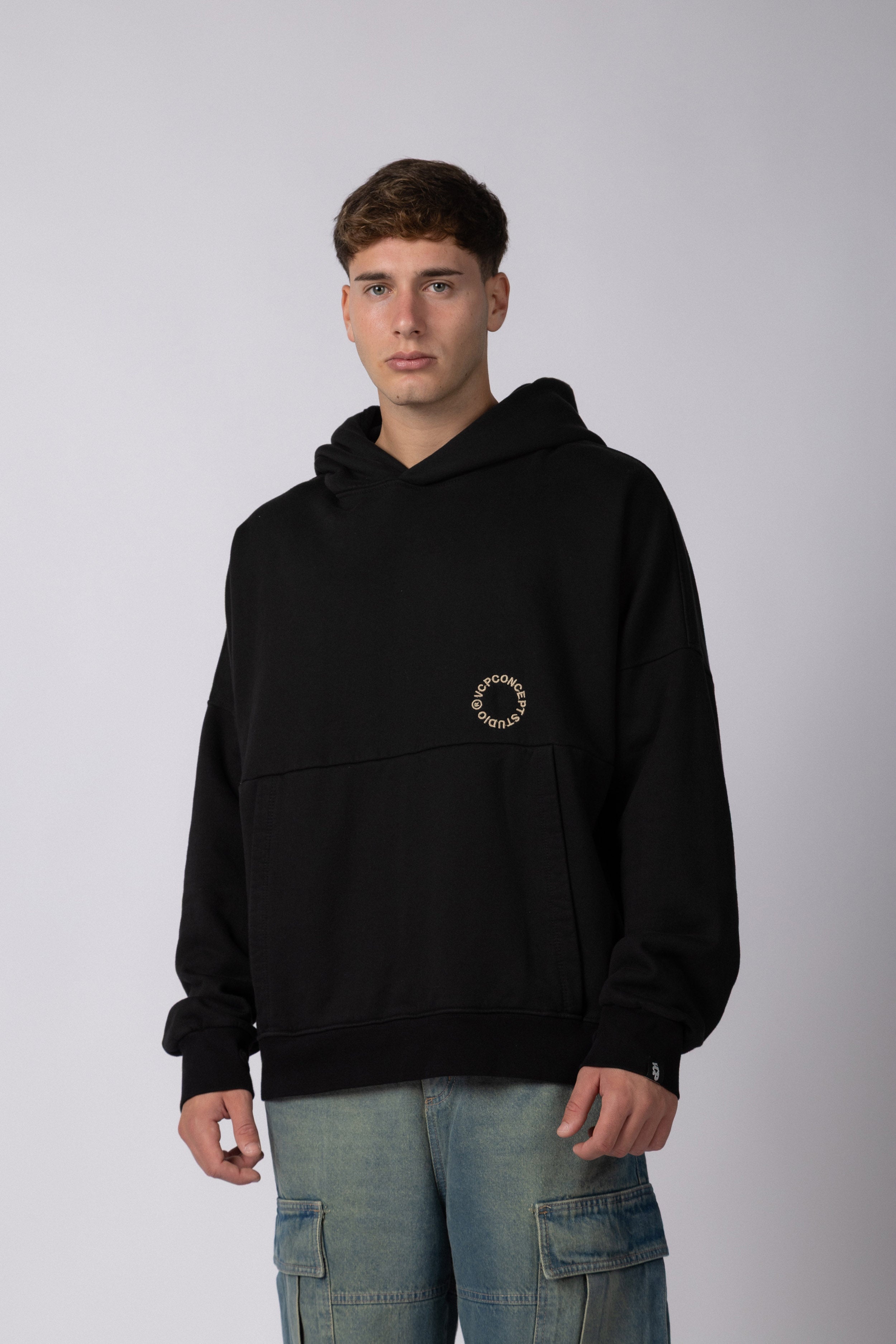 Buzo Canguro RMP Halo Negro