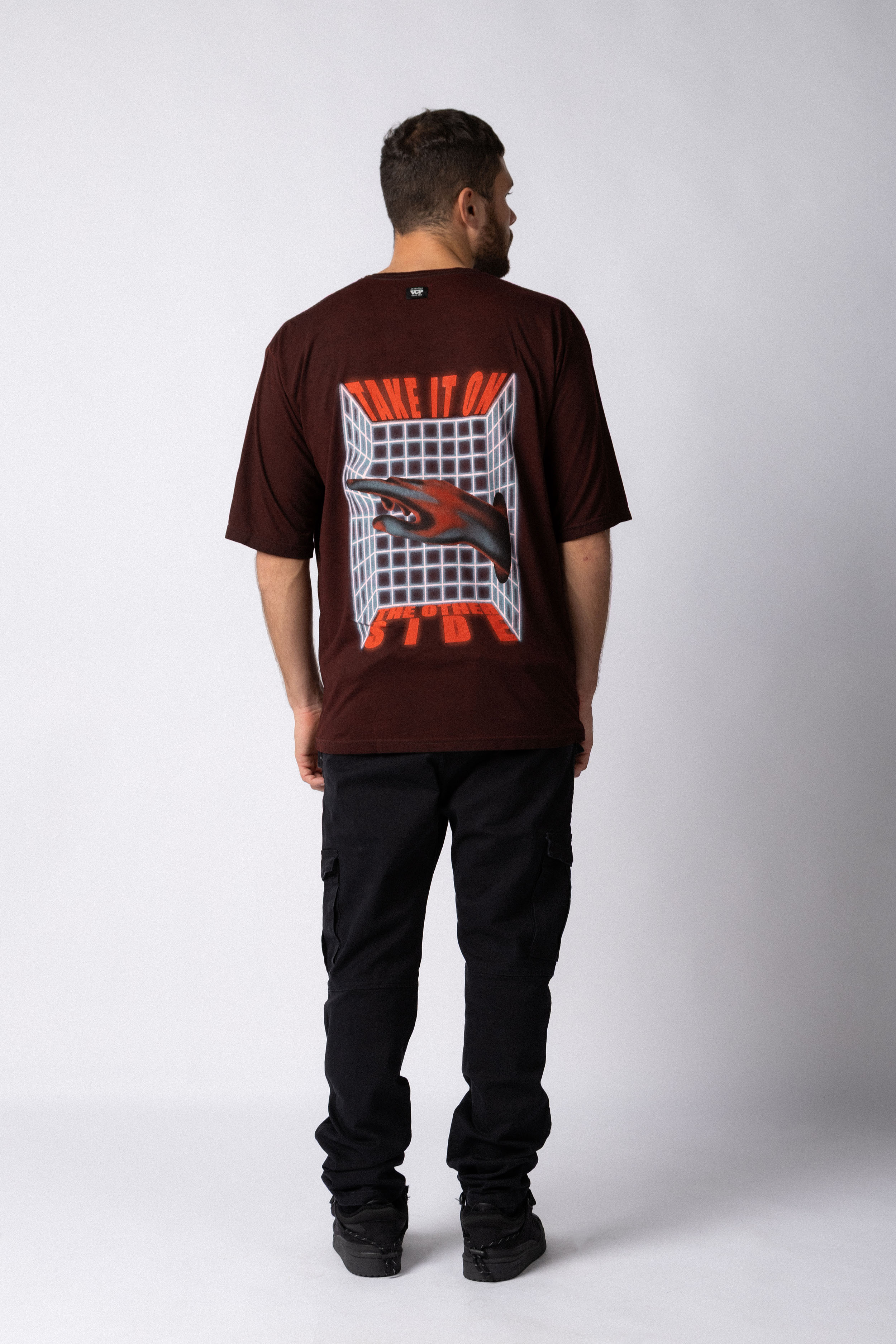 Remera GB Hand Bordo