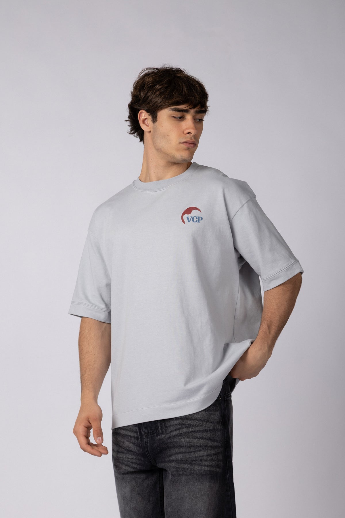 Remera HR Hokusai Gris