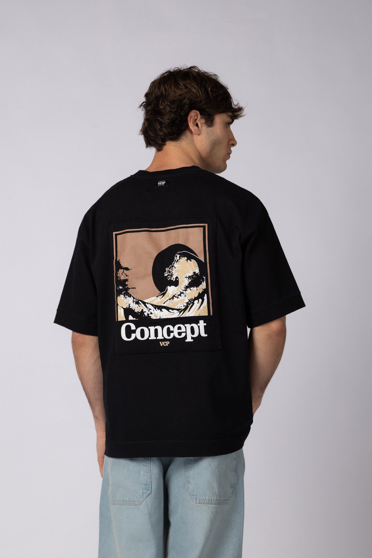 Remera HR Hokusai Negra