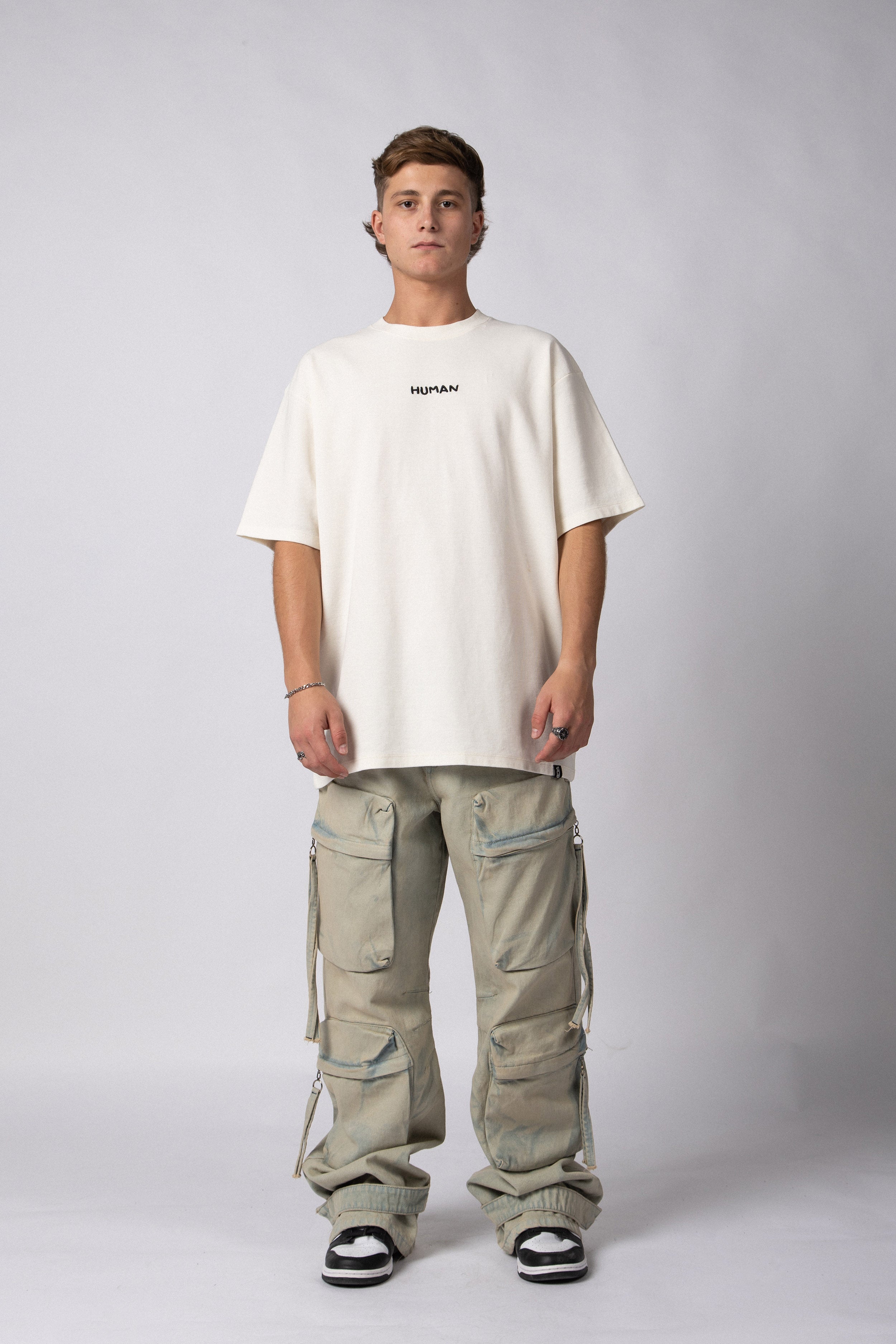 Remera Over Hana Hum Crudo