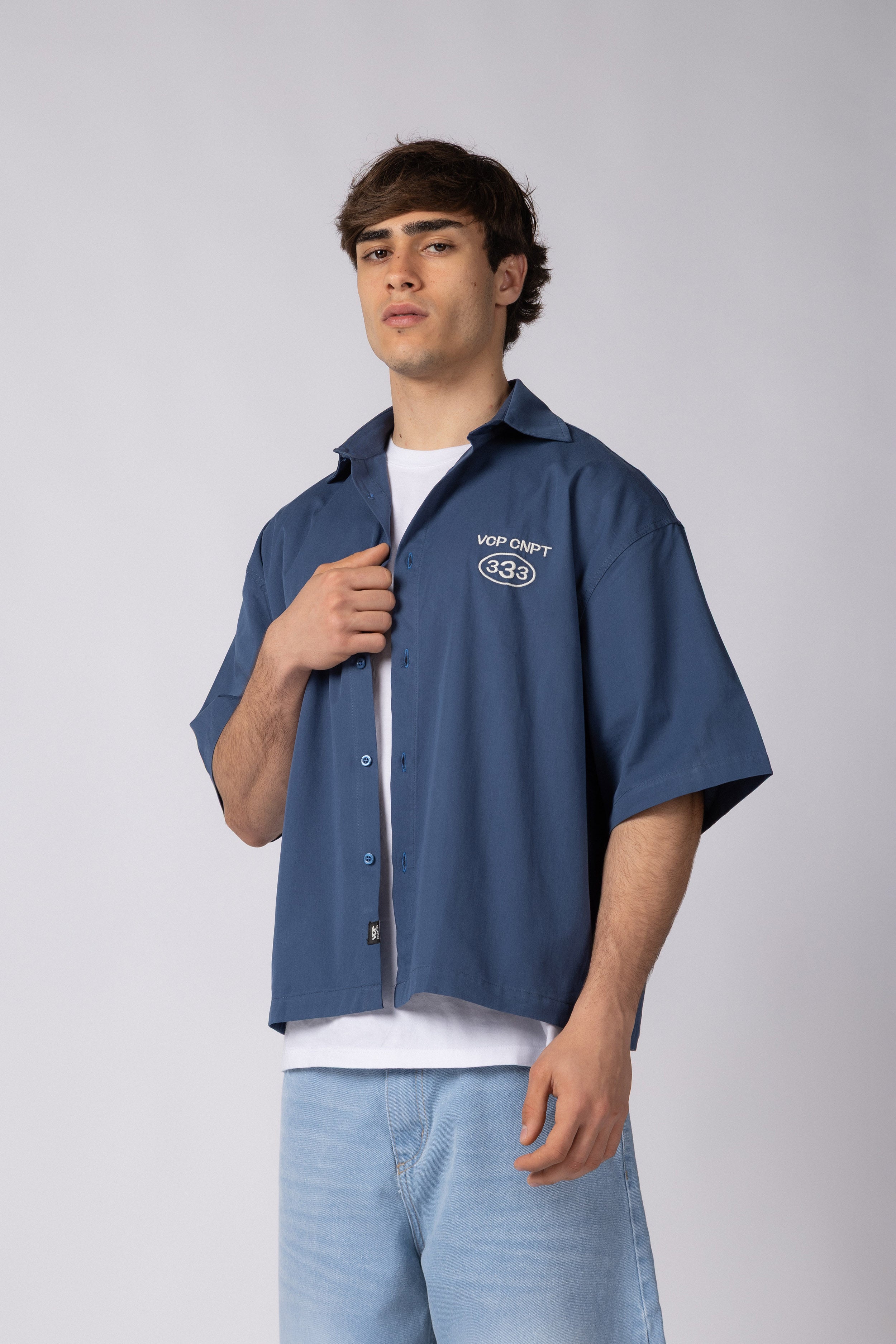 Camisa Manga Corta Kye Impact Navy