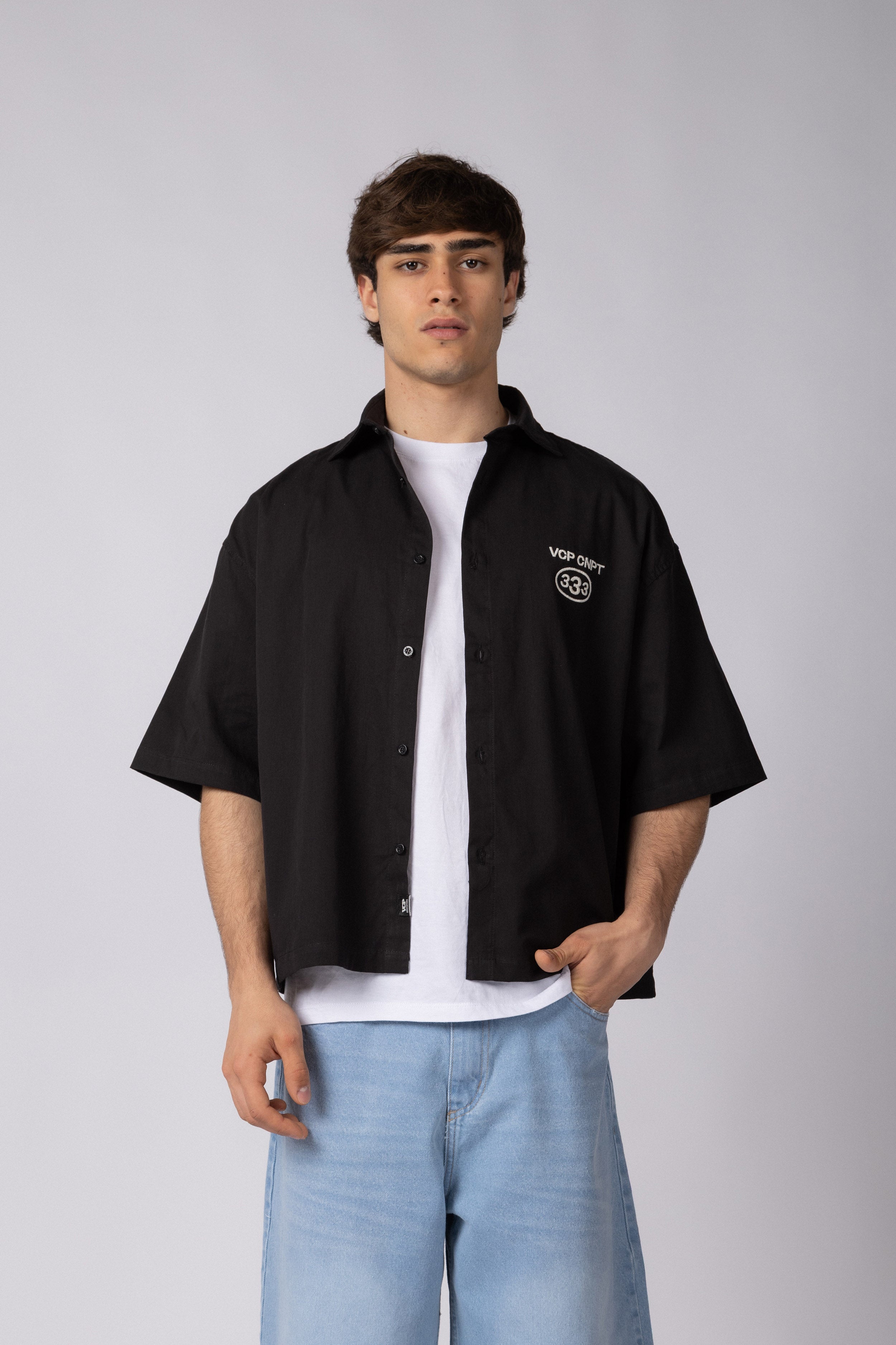 Camisa Manga Corta Kye Impact Negra