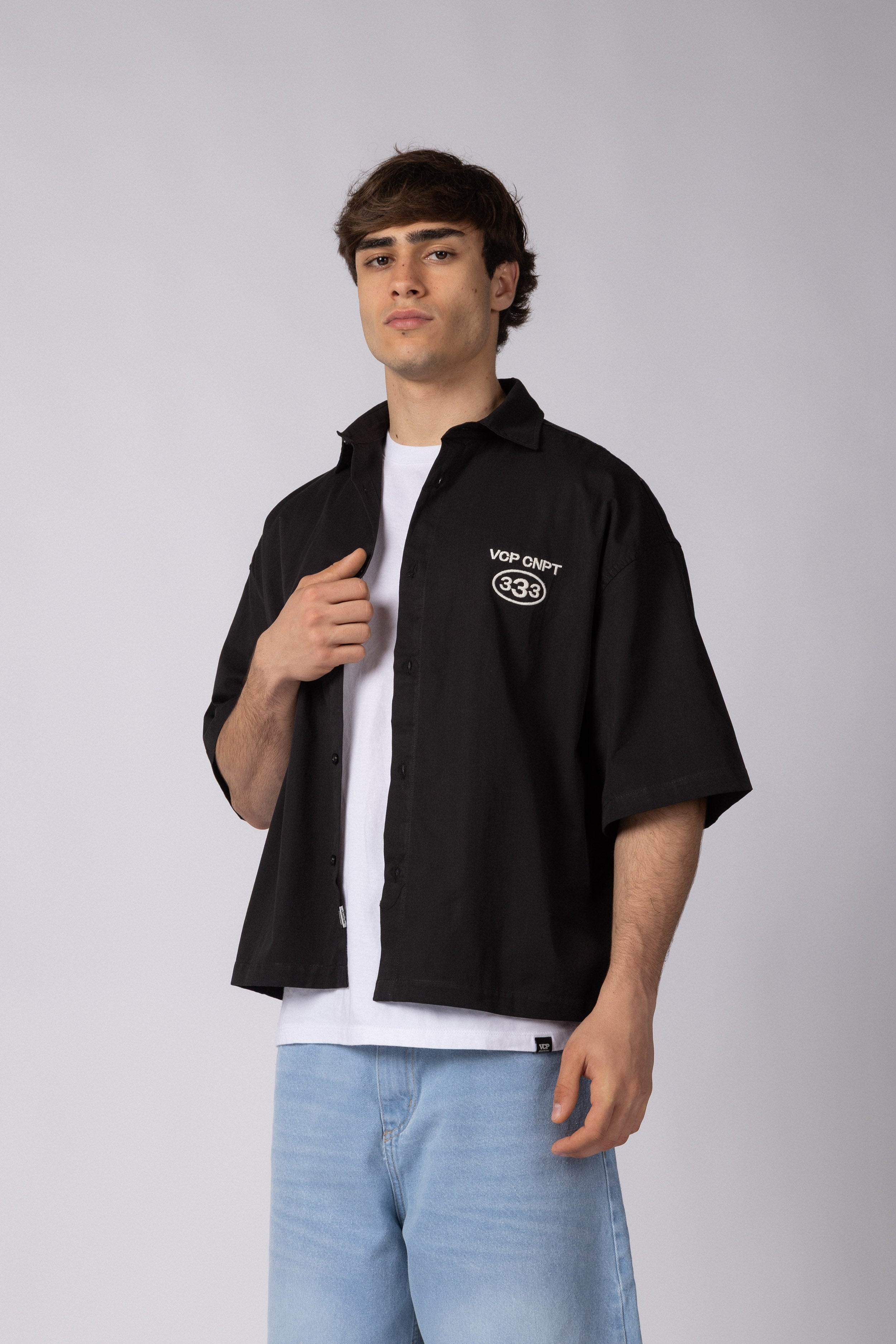 Camisa Manga Corta Kye Impact Negra