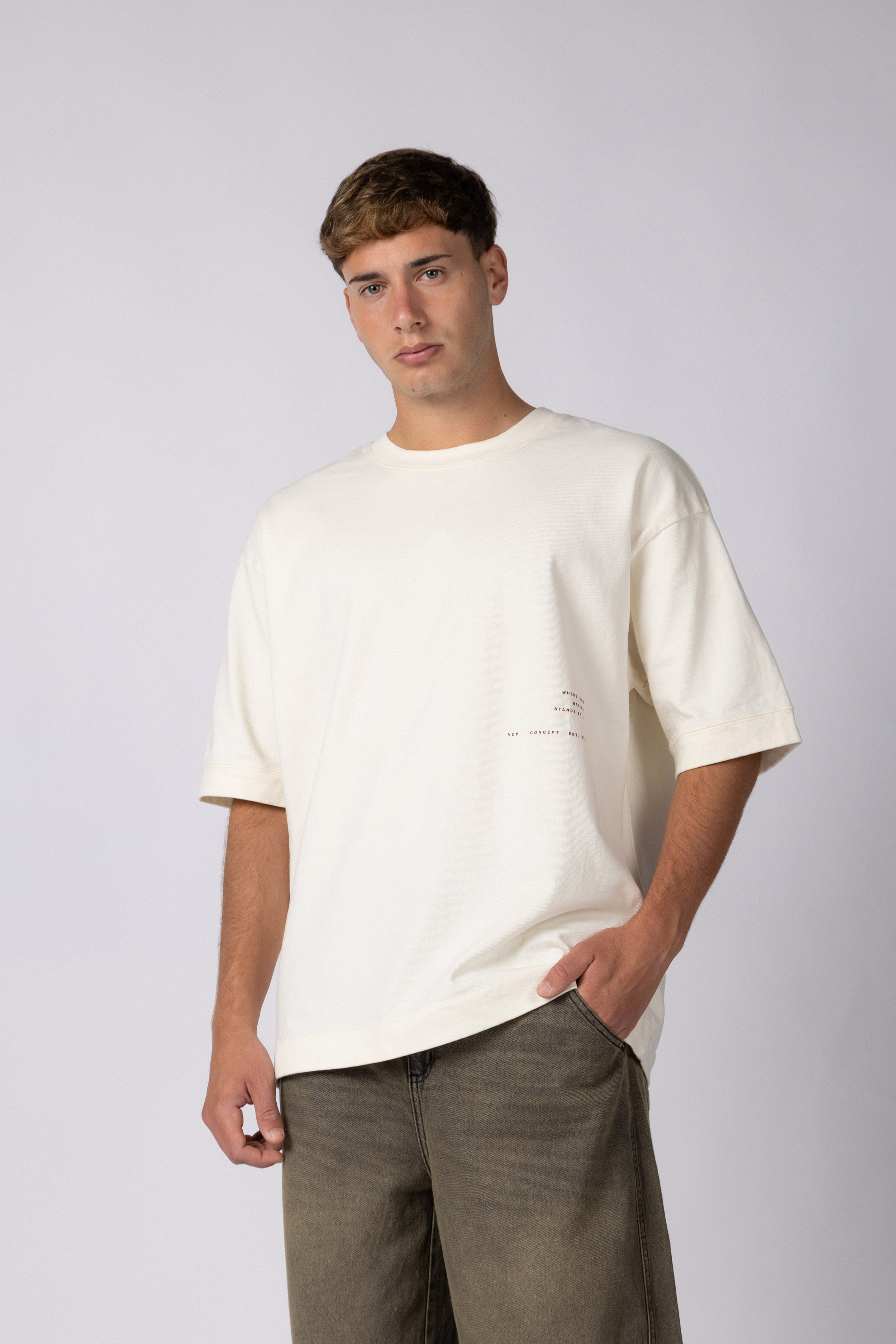 Remera HR Interval Crudo