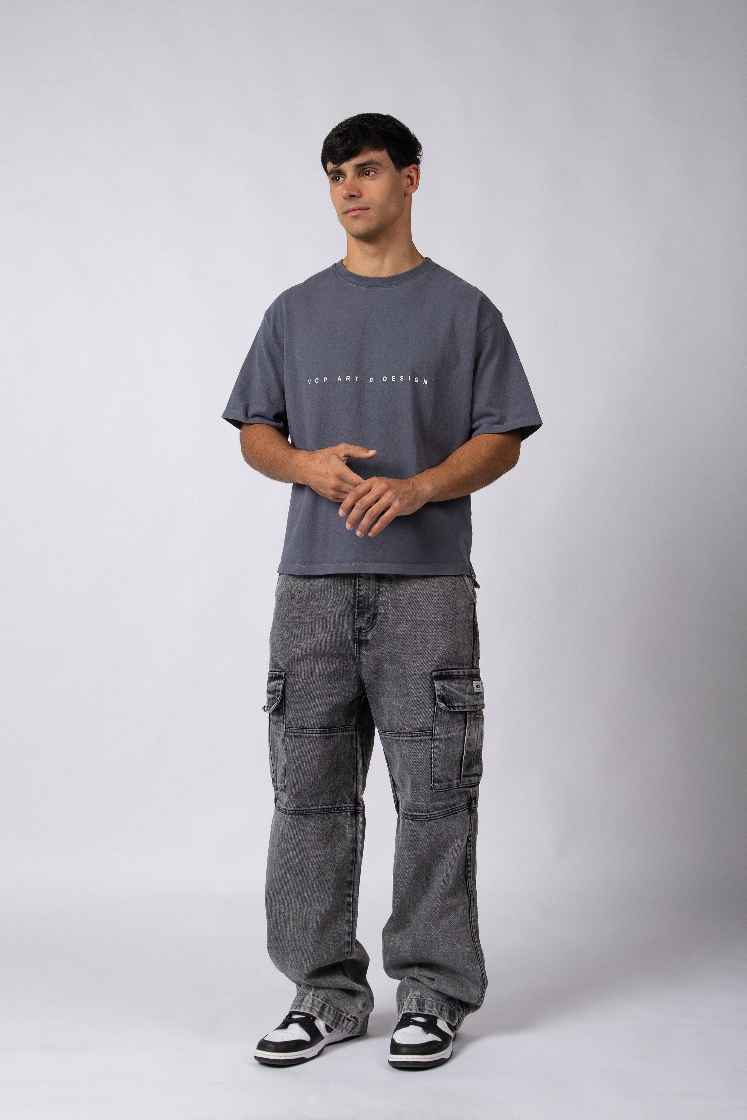 Jean Cargo Darth Acid Grey