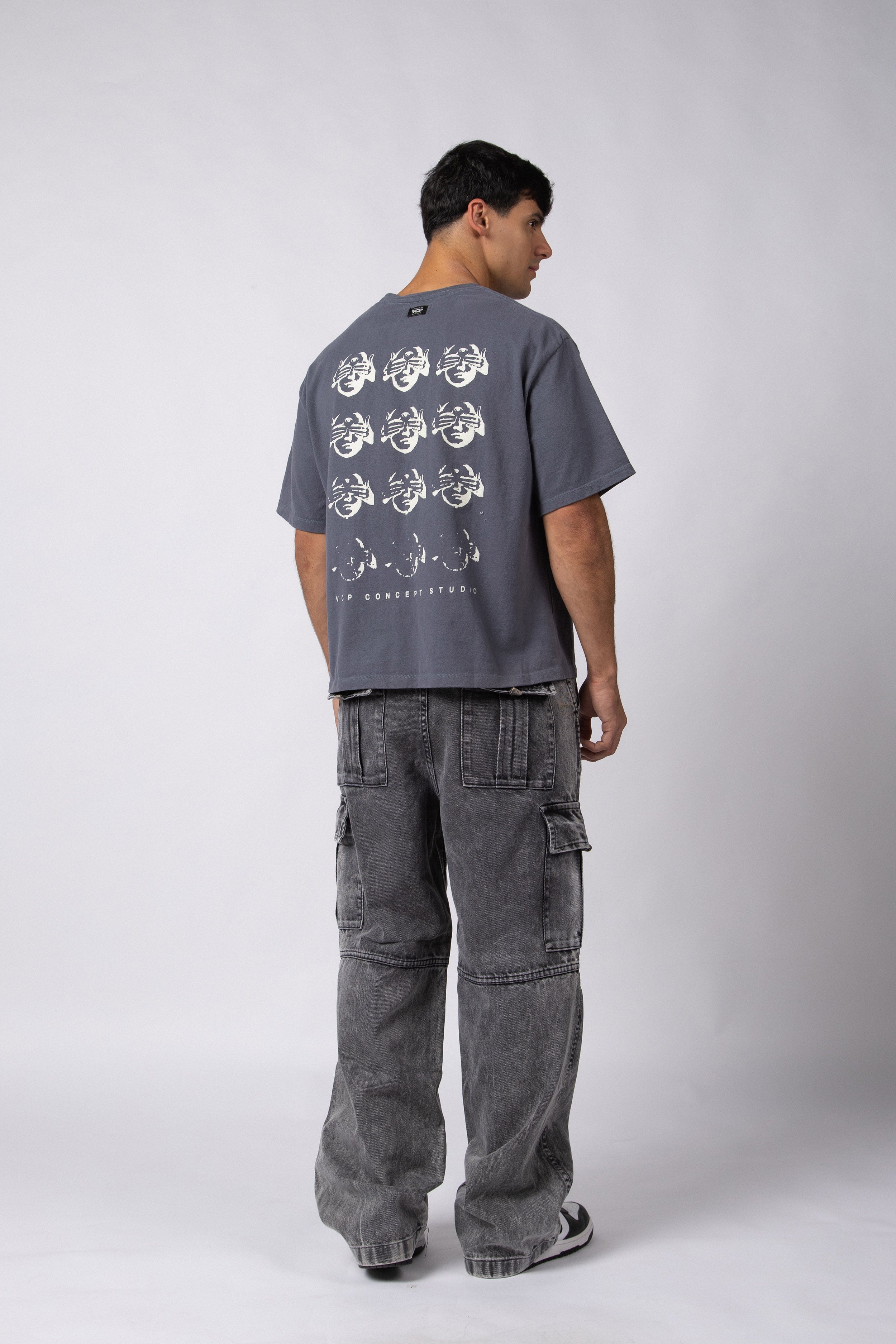 Jean Cargo Darth Acid Grey