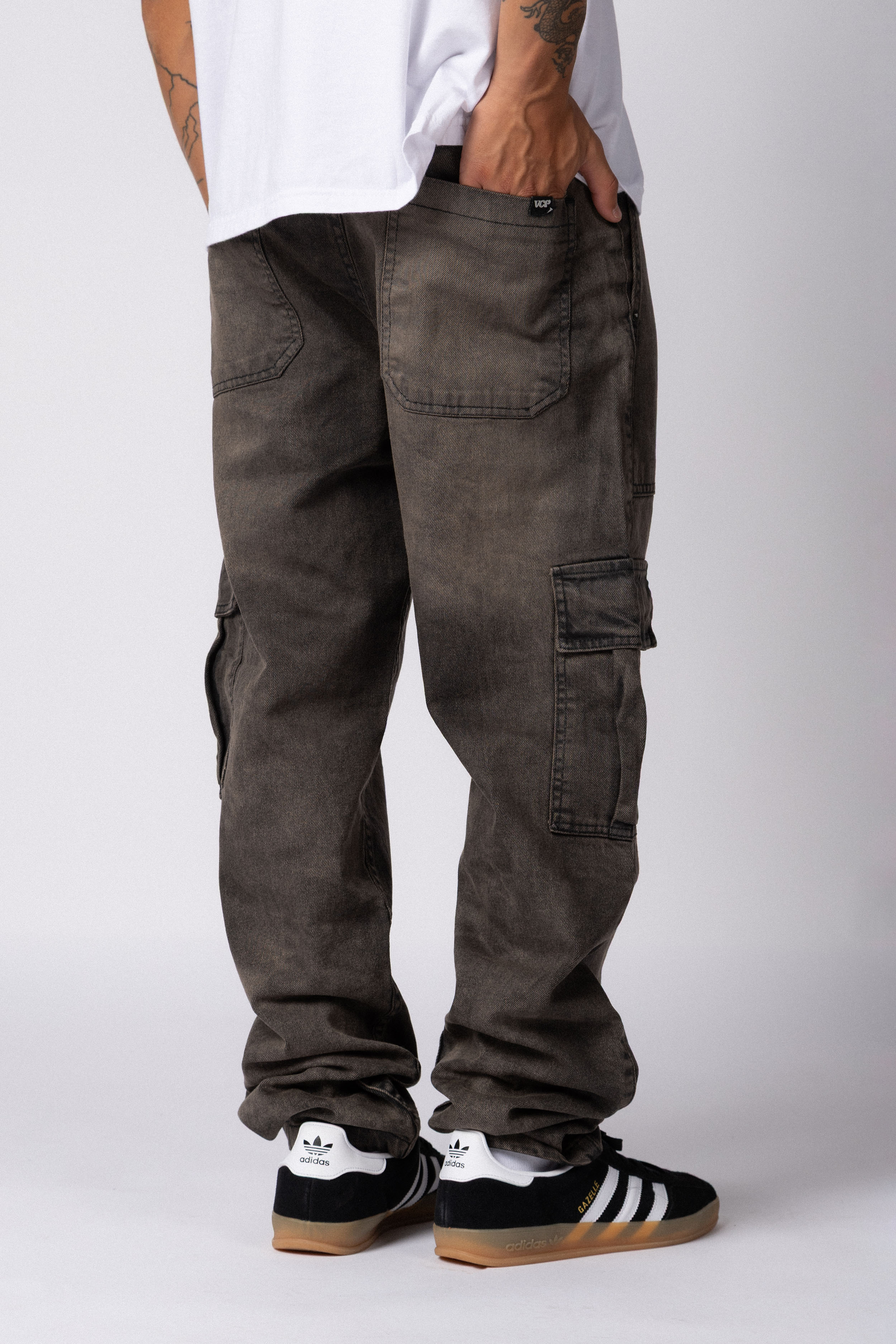 Jean Cargo Volt Oxid Black