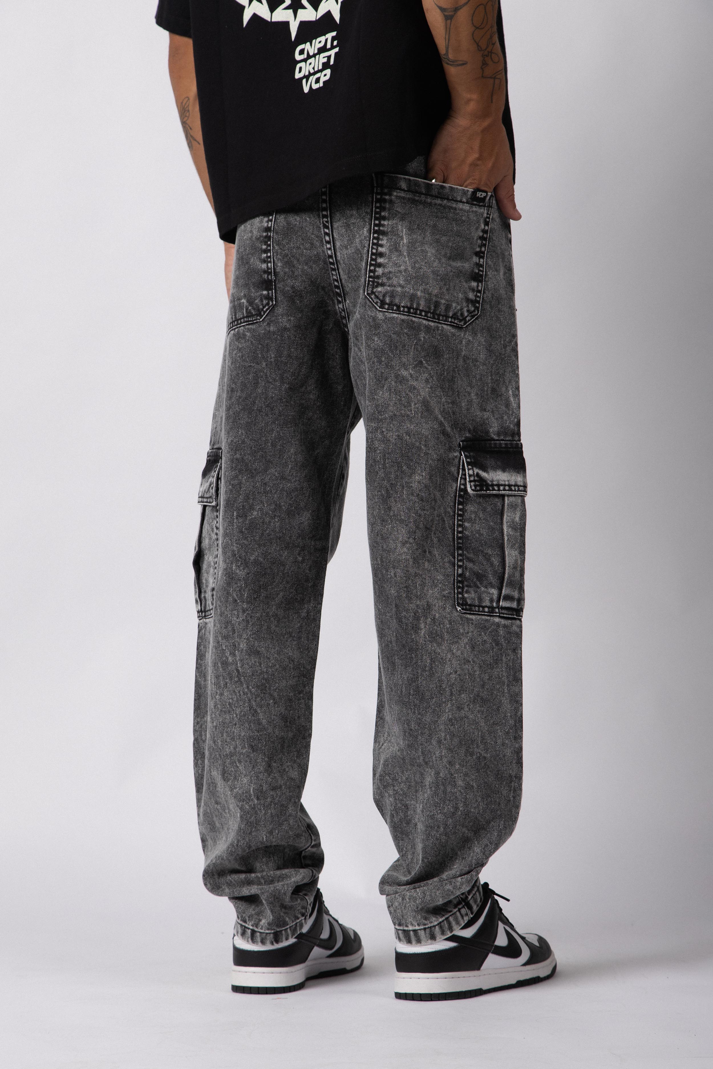 Jean Cargo Volt Smoked Gris