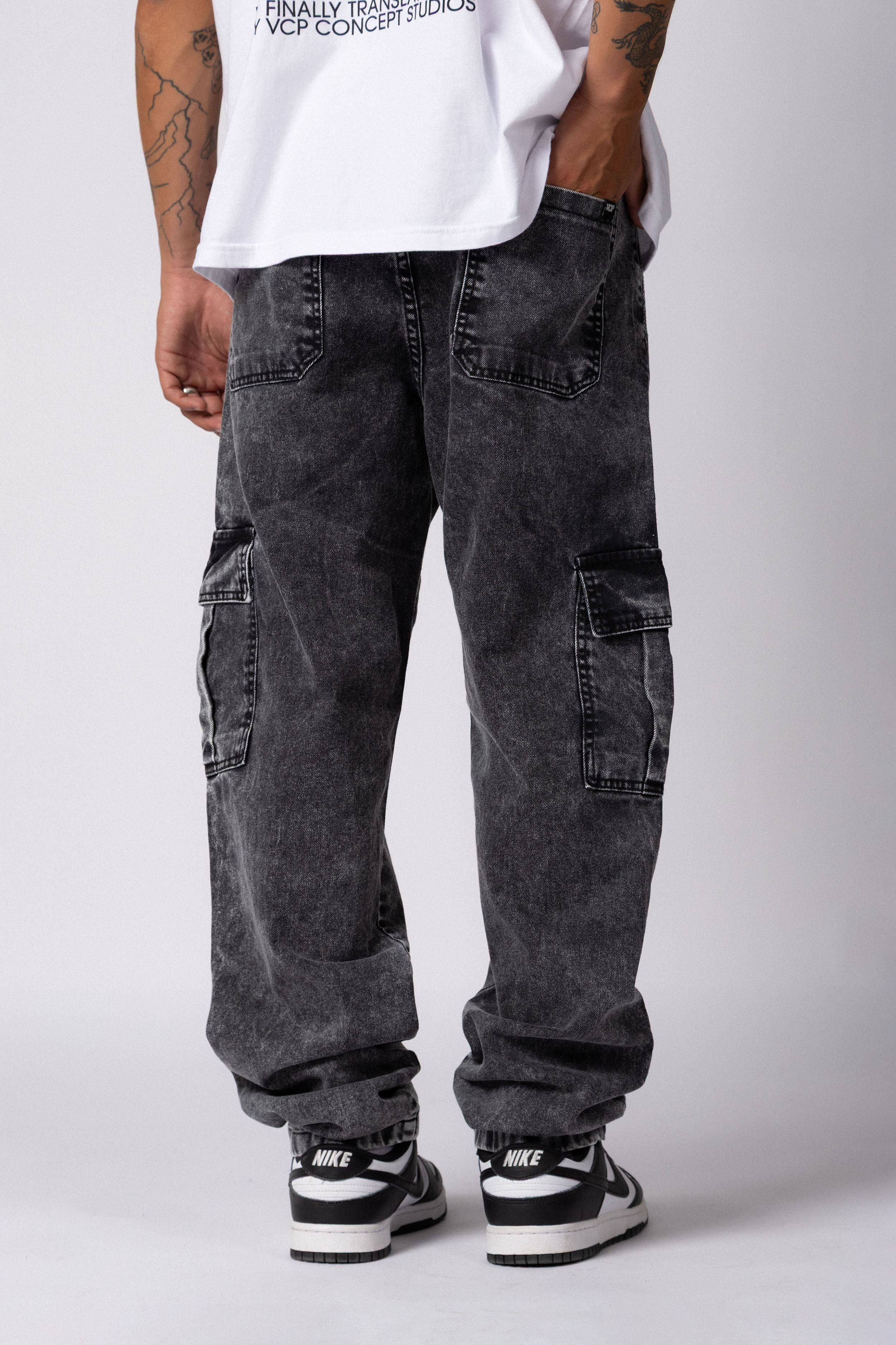Jean Cargo Volt Smoked Gris