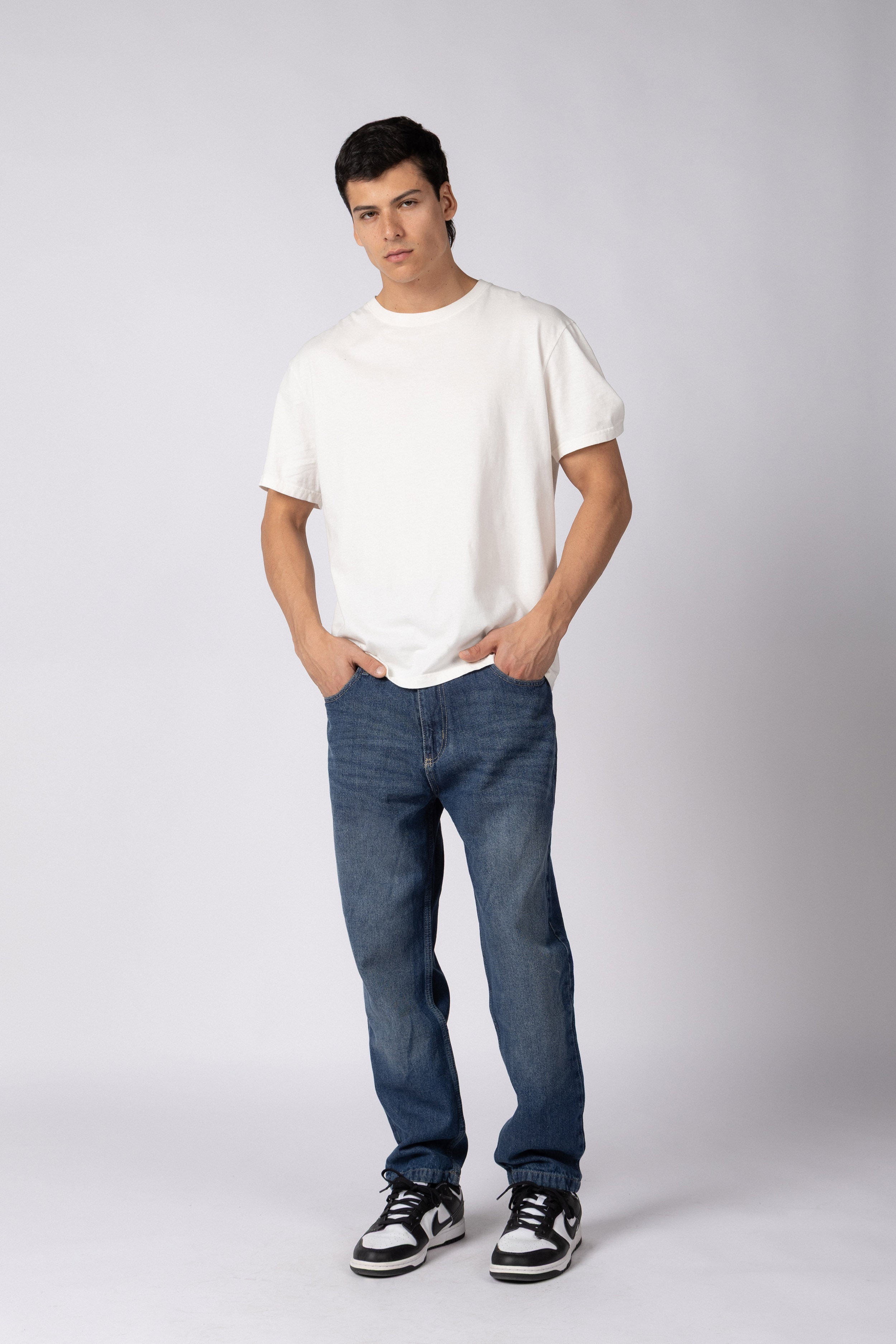 Jean Mom Shelby Azul