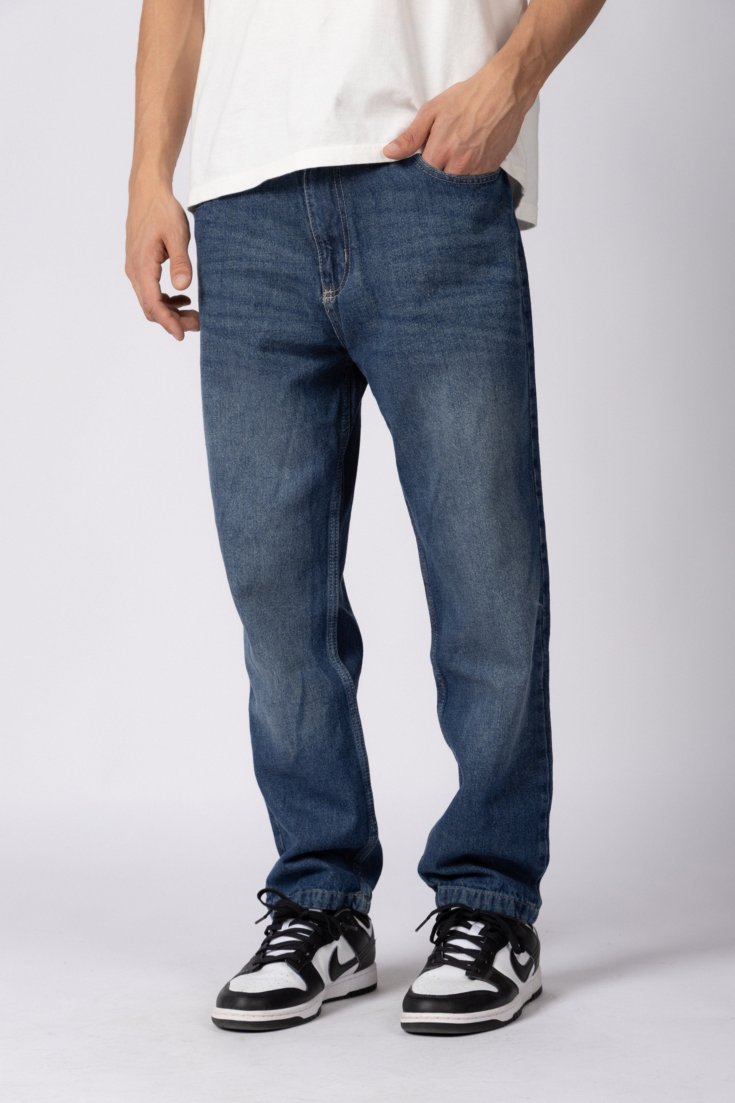 Jean Mom Shelby Azul