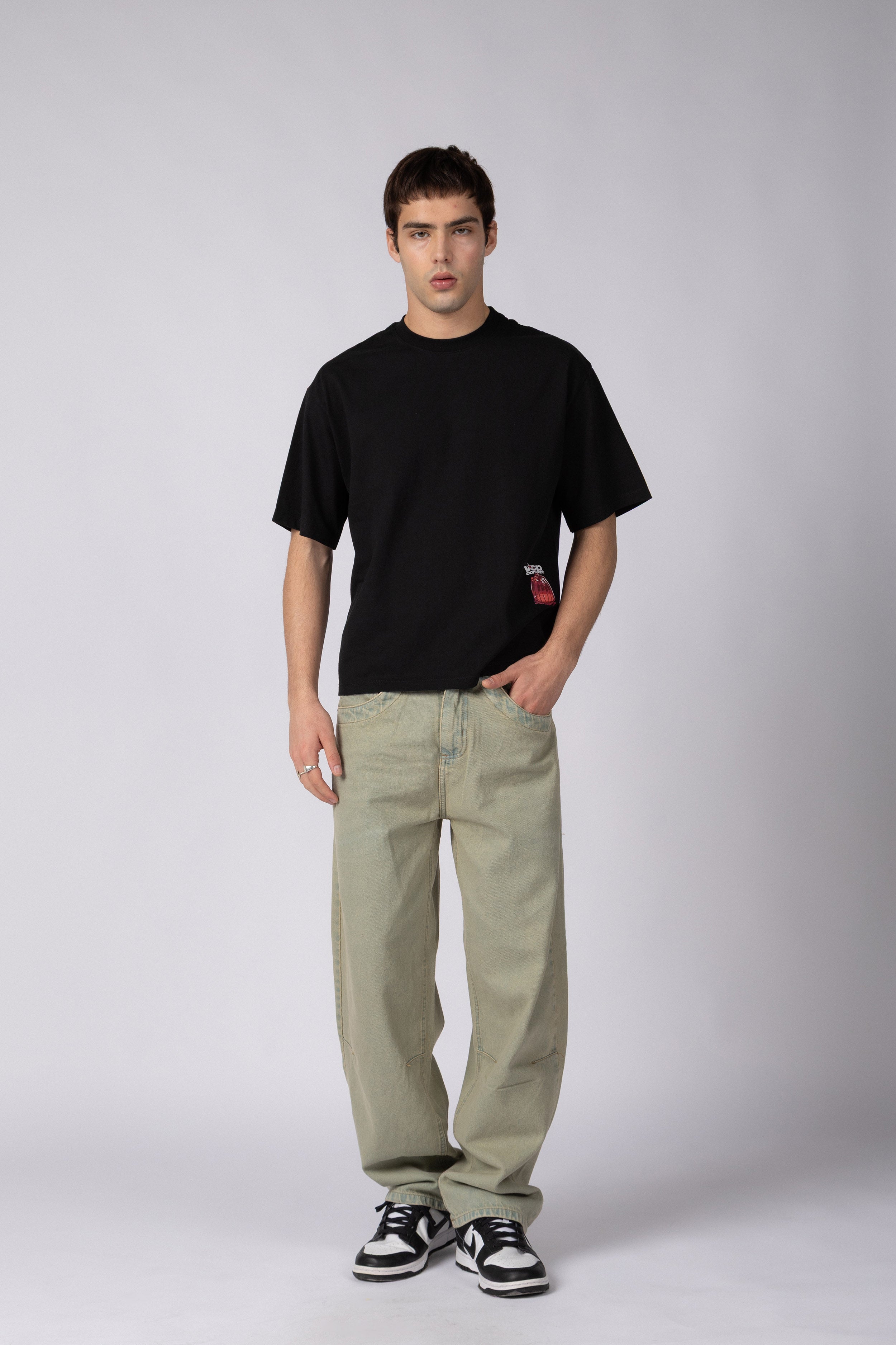 Remera Boxy XN Jelly Negra