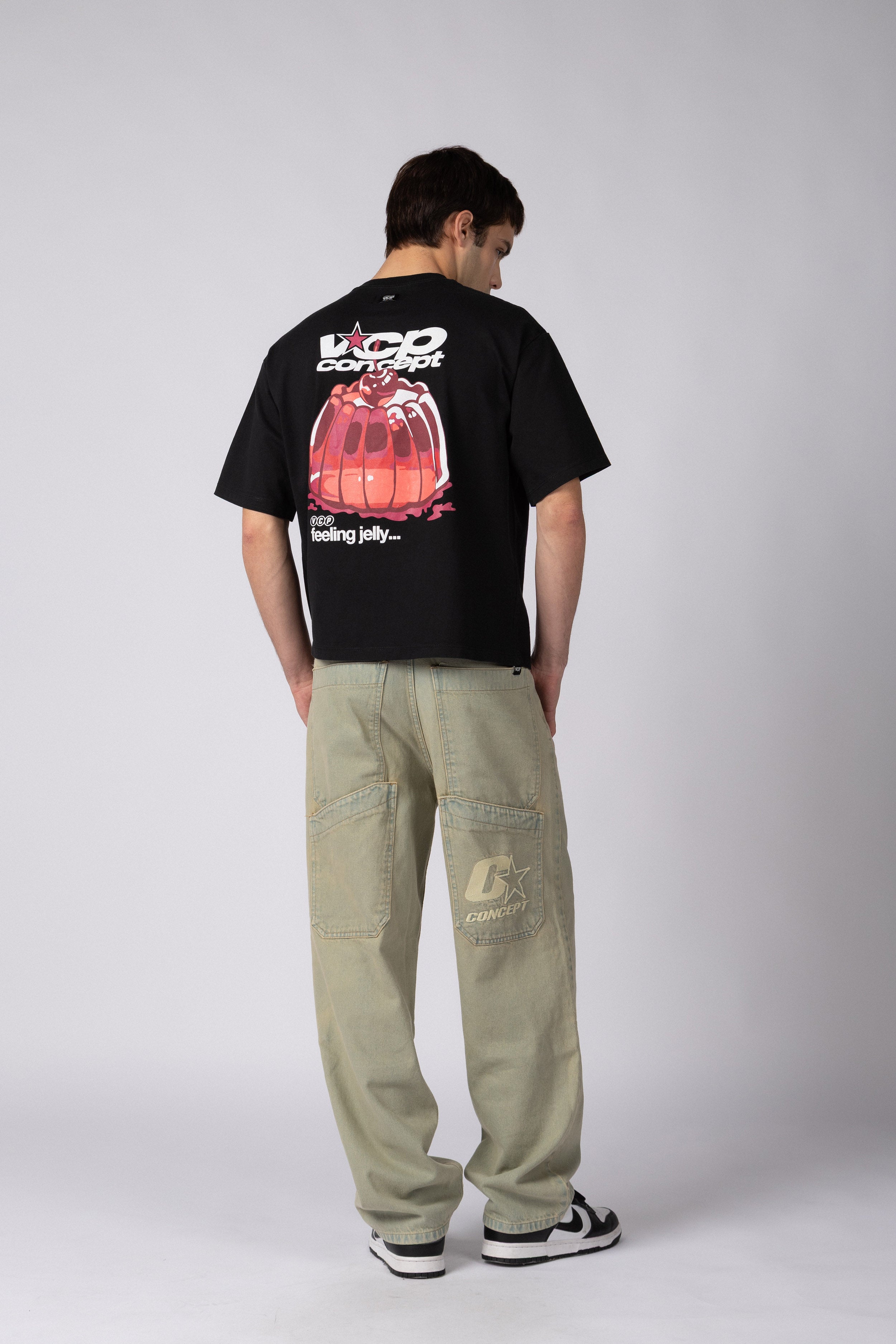Remera Boxy XN Jelly Negra
