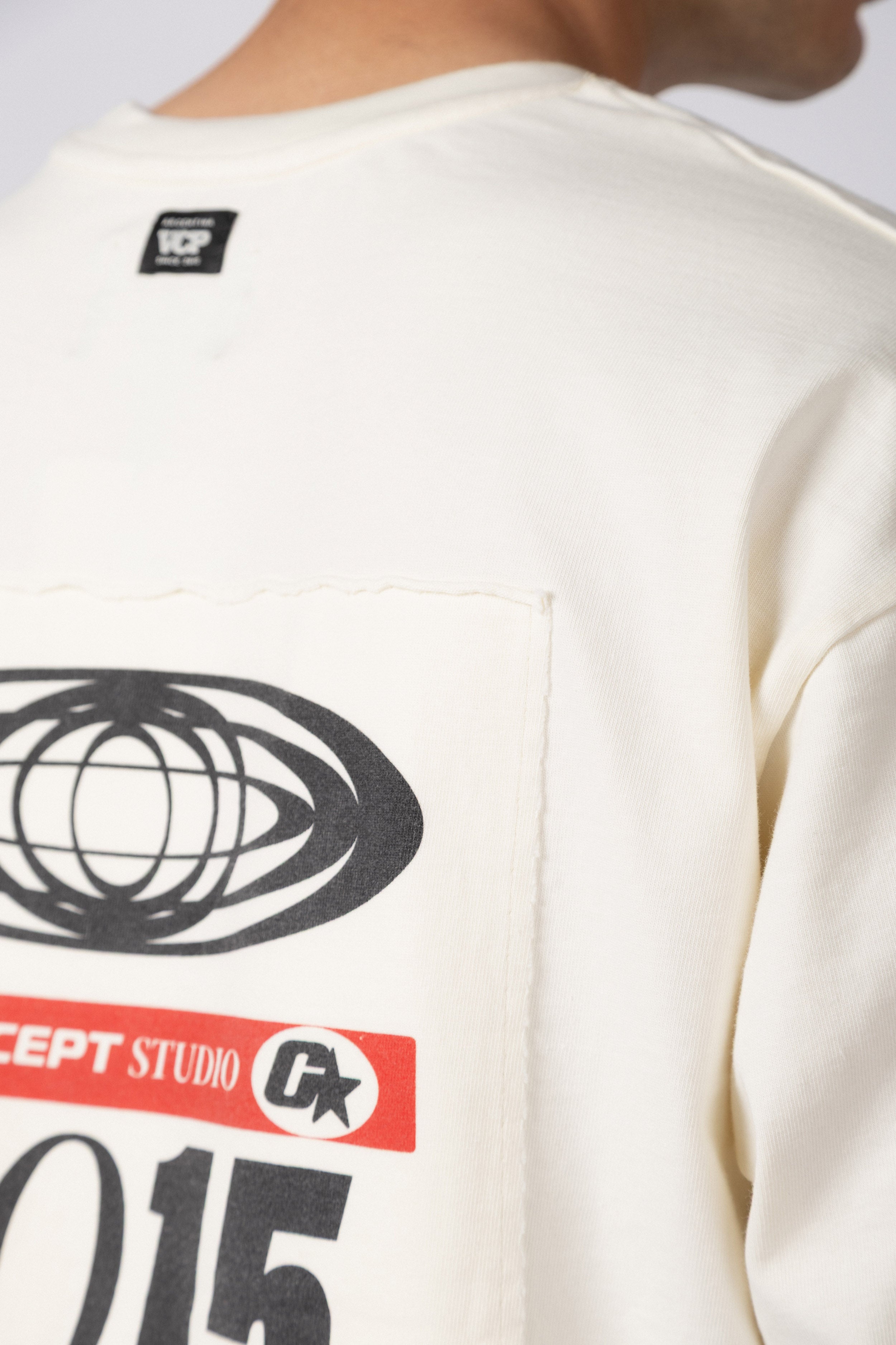 Remera HR Label Crudo