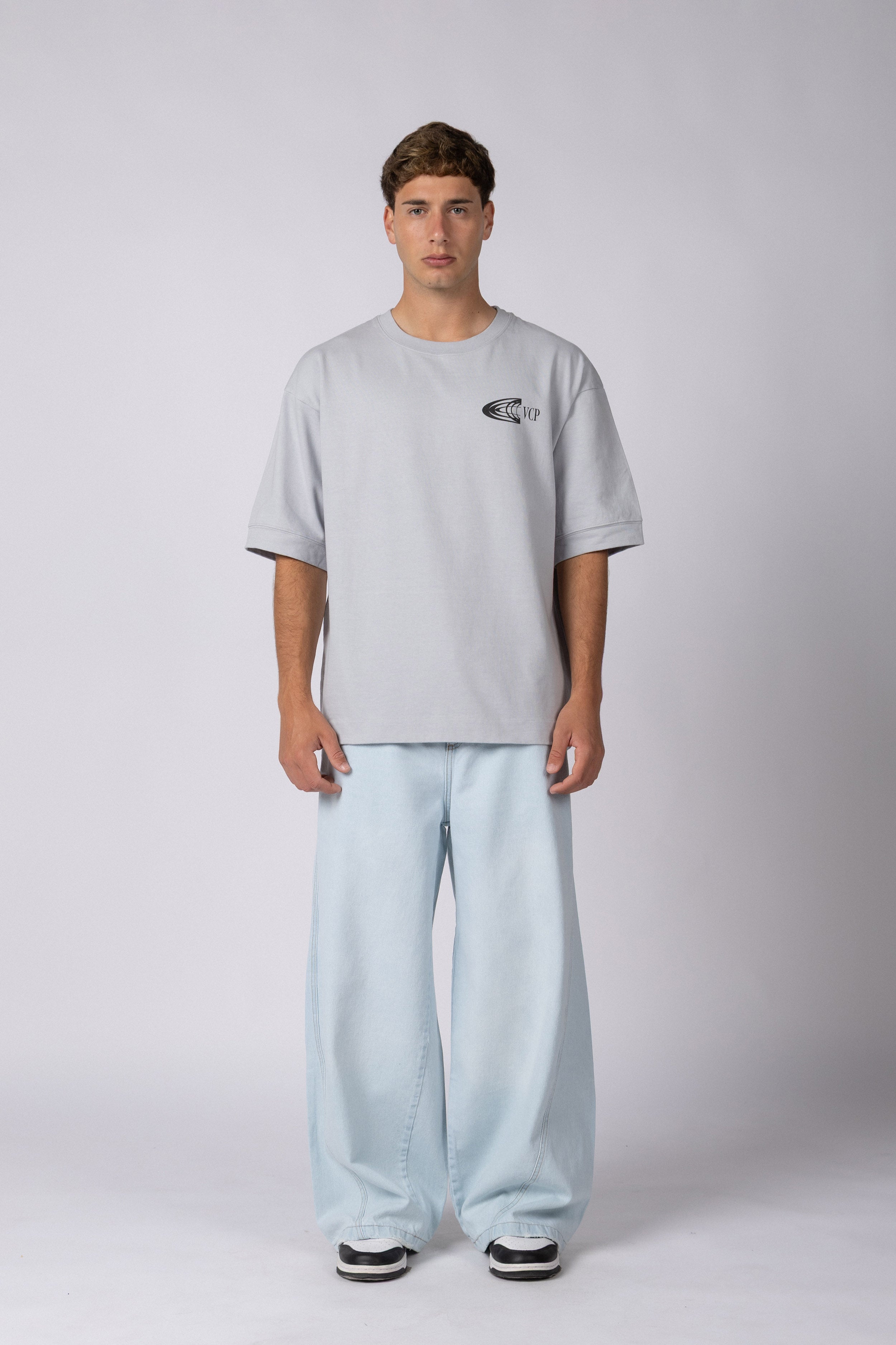 Remera HR Label Gris