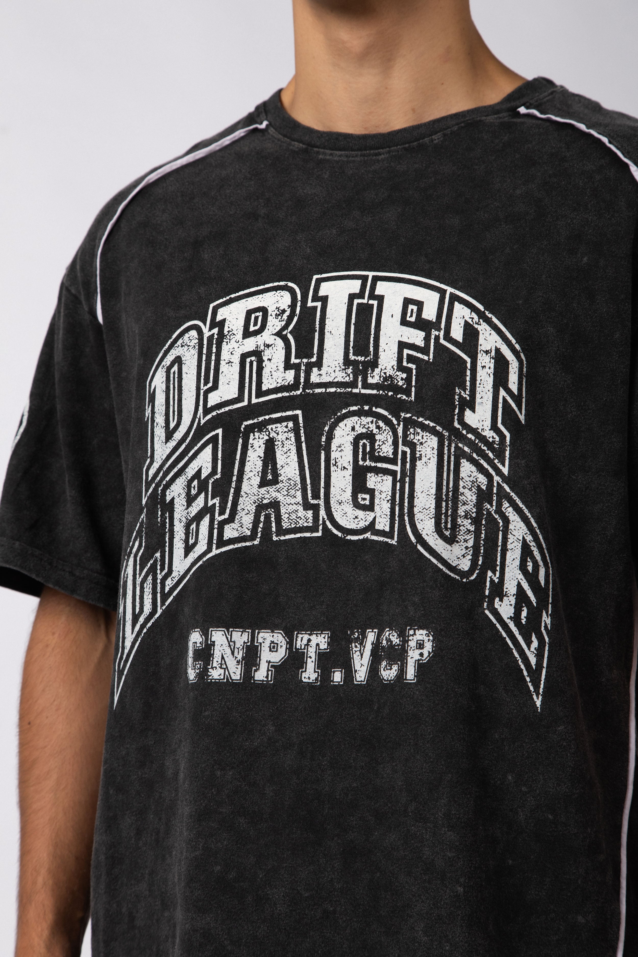 Remera STL League Negra