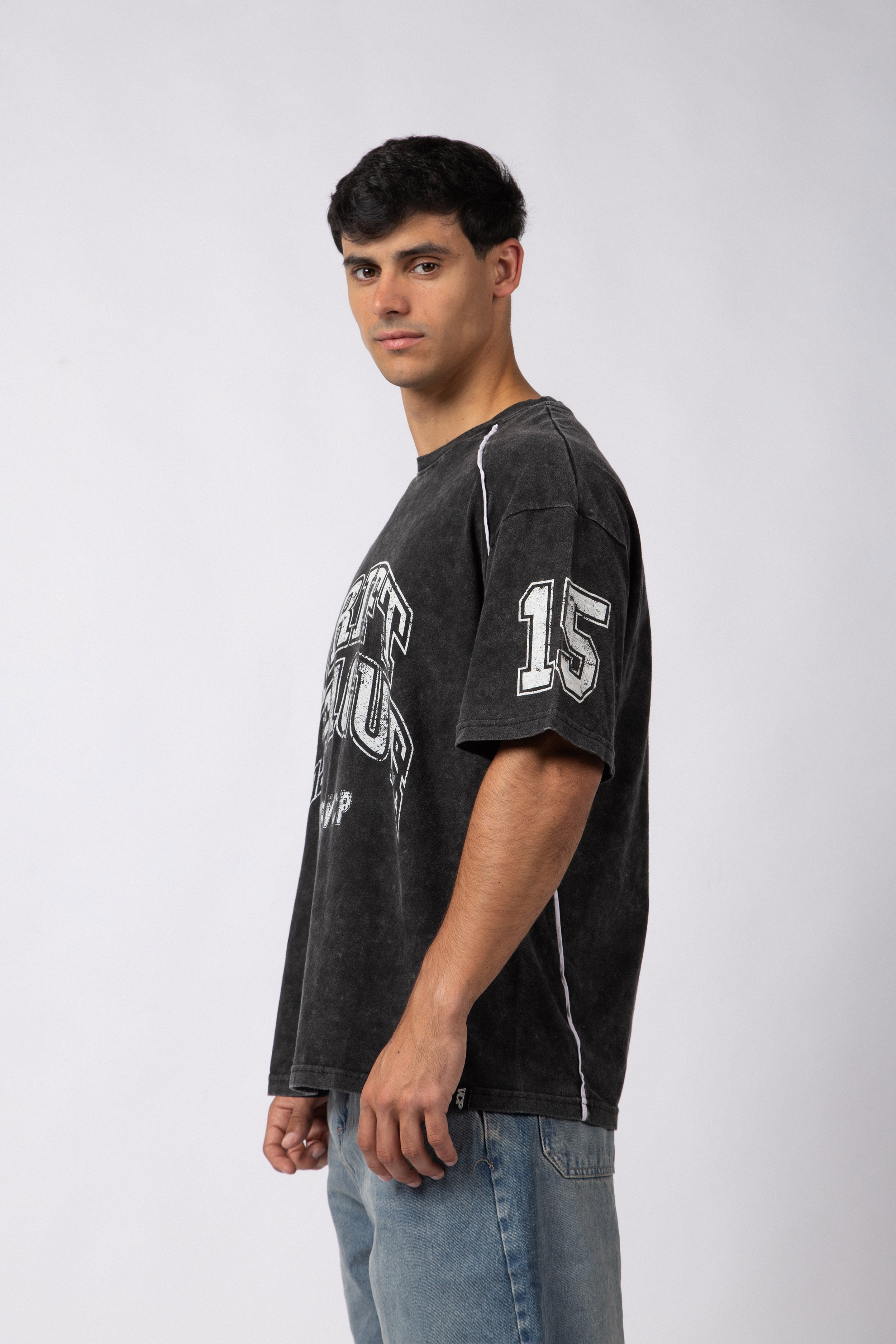 Remera STL League Negra