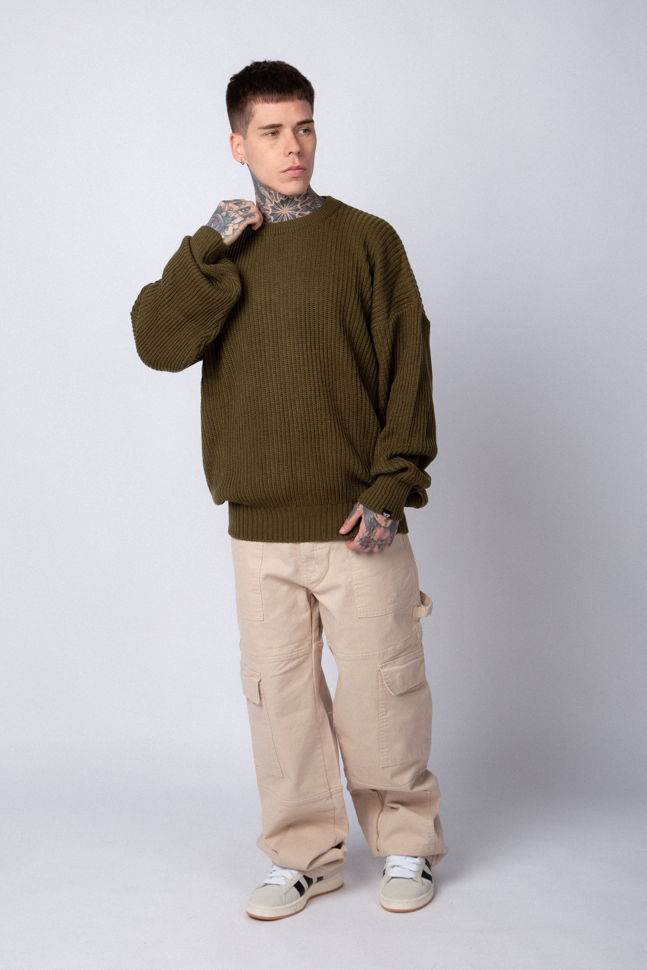 Sweater Over Trekker Militar