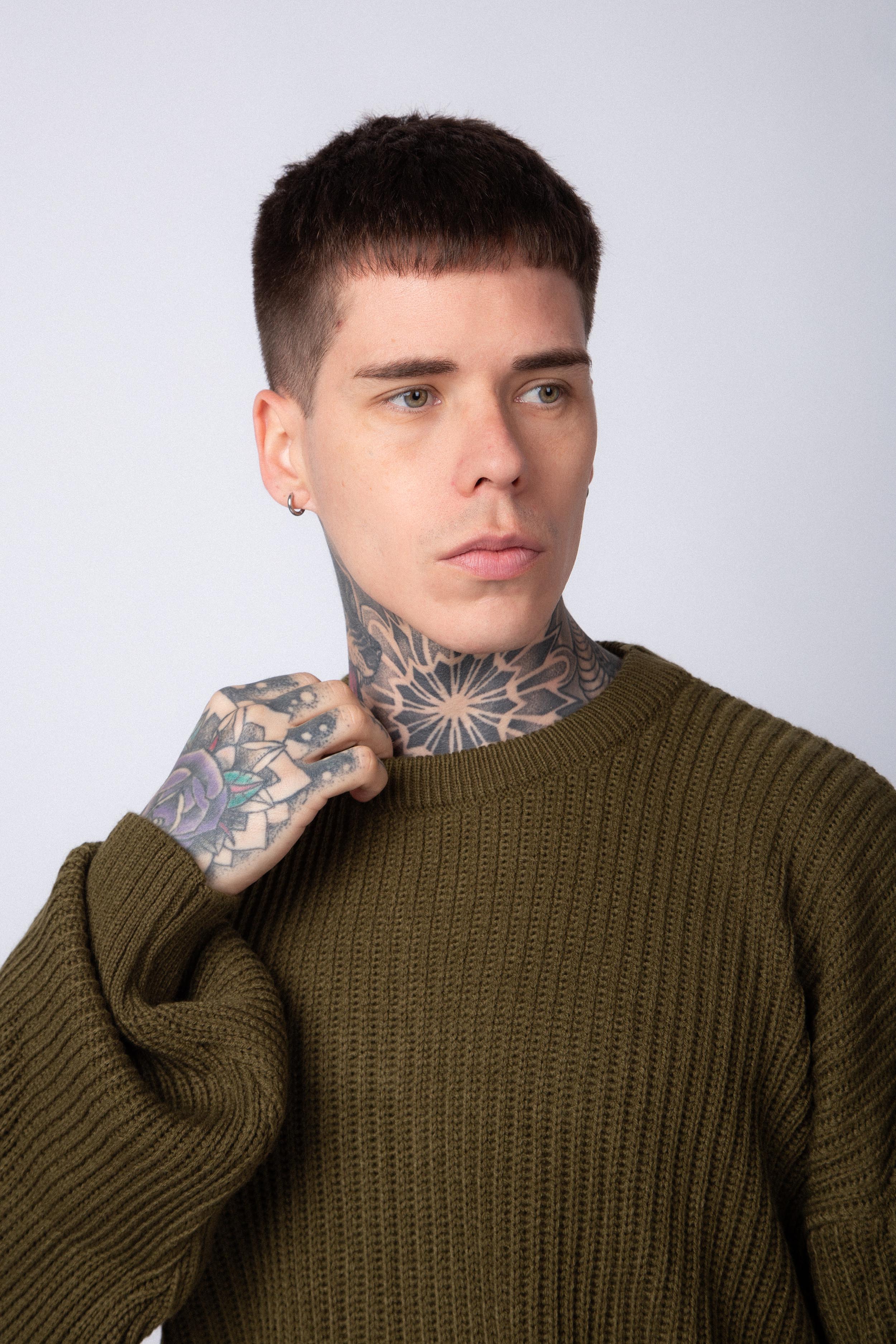 Sweater Over Trekker Militar