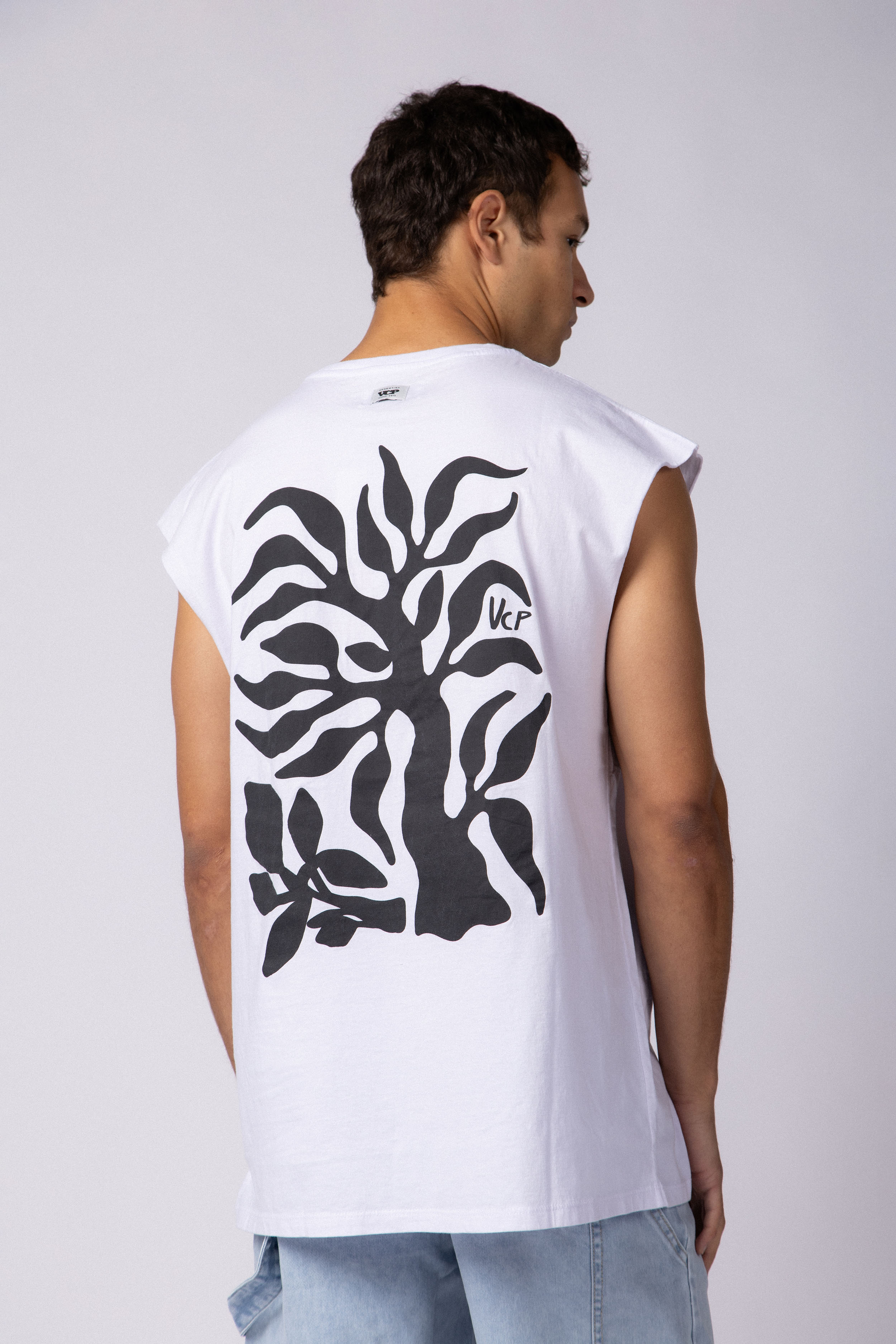 Musculosa Sudadera Kelp Blanca