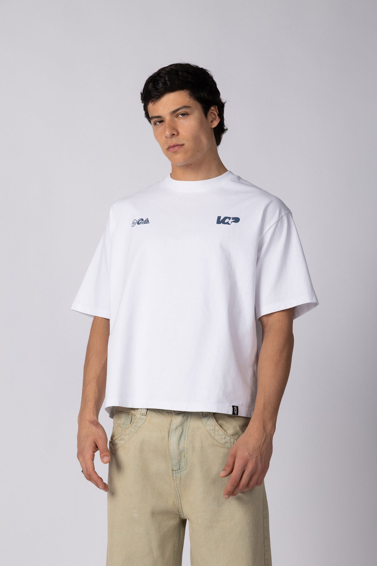 Remera Boxy XN Makers Blanca