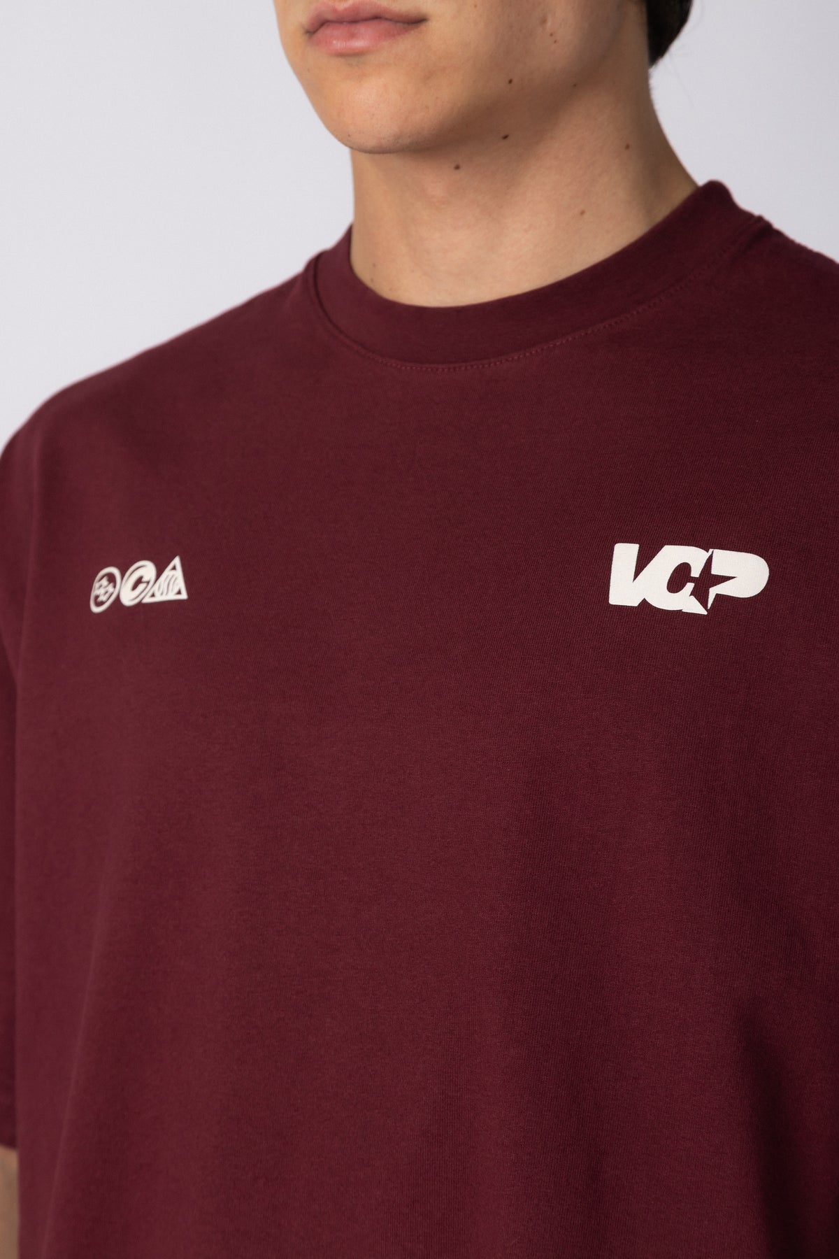 Remera Boxy XN Makers Bordo