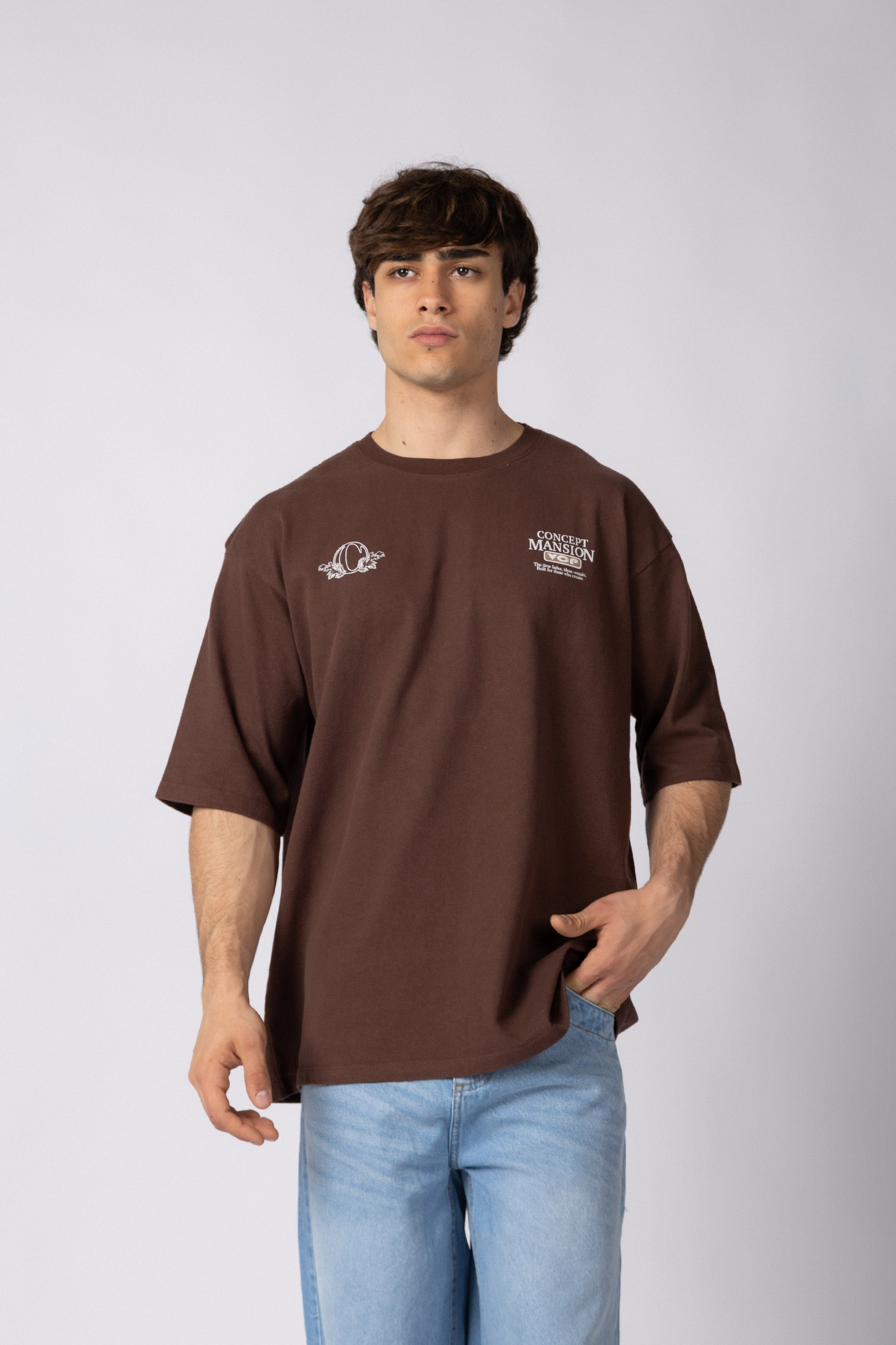 Remera Over Rhy Mansion Choco