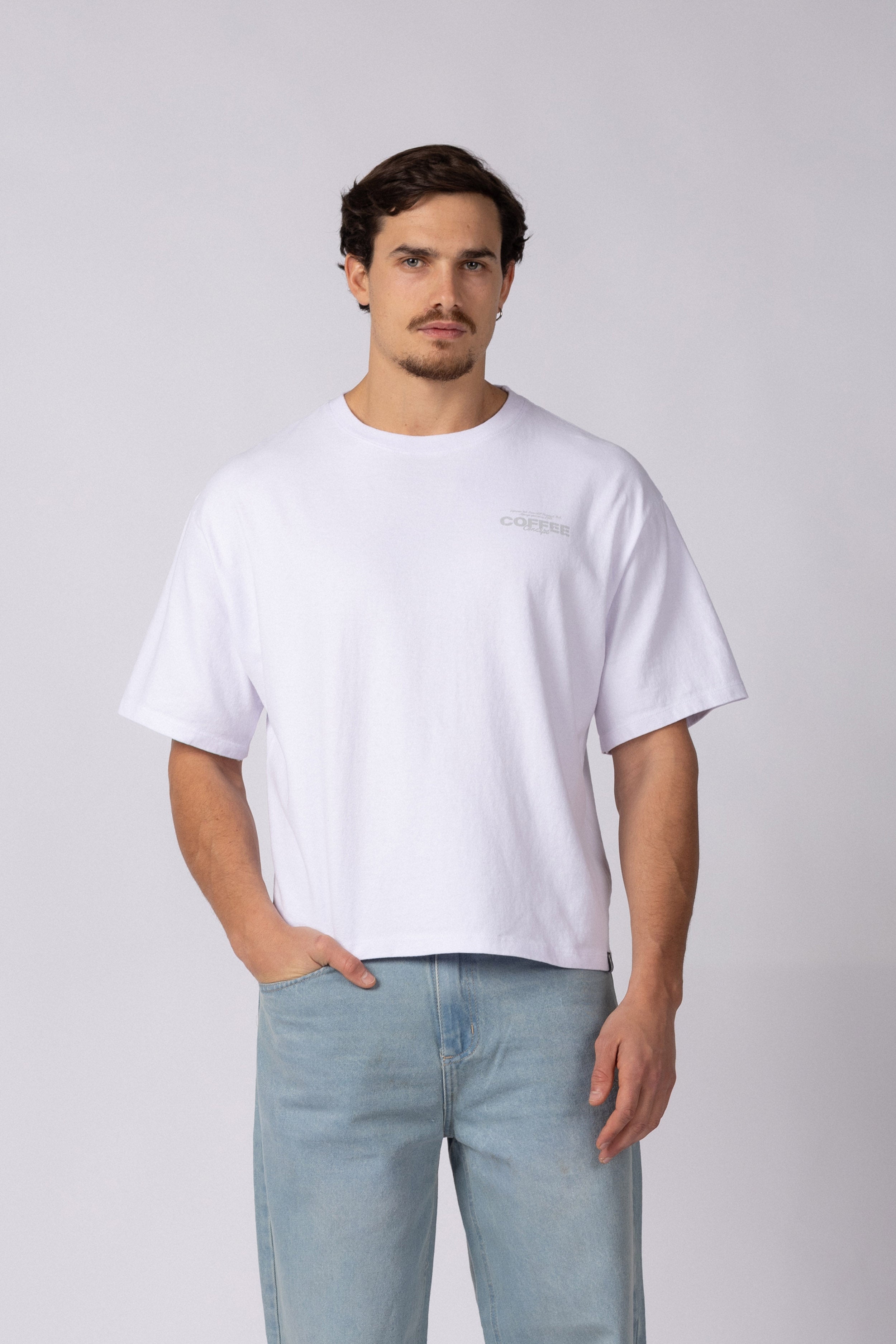 Remera Boxy ZX Mellow Blanca